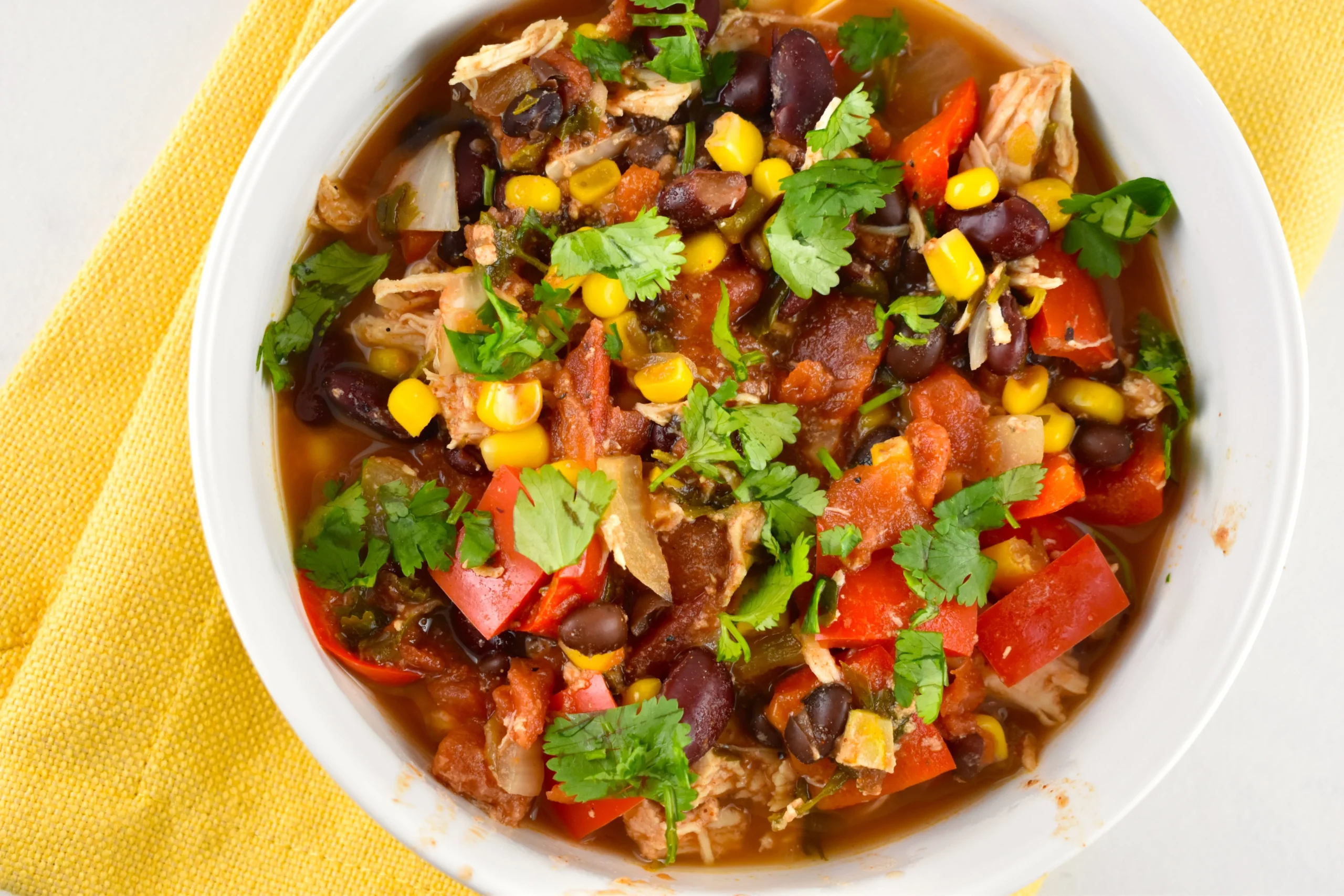 Crock Pot Taco Chicken Chili