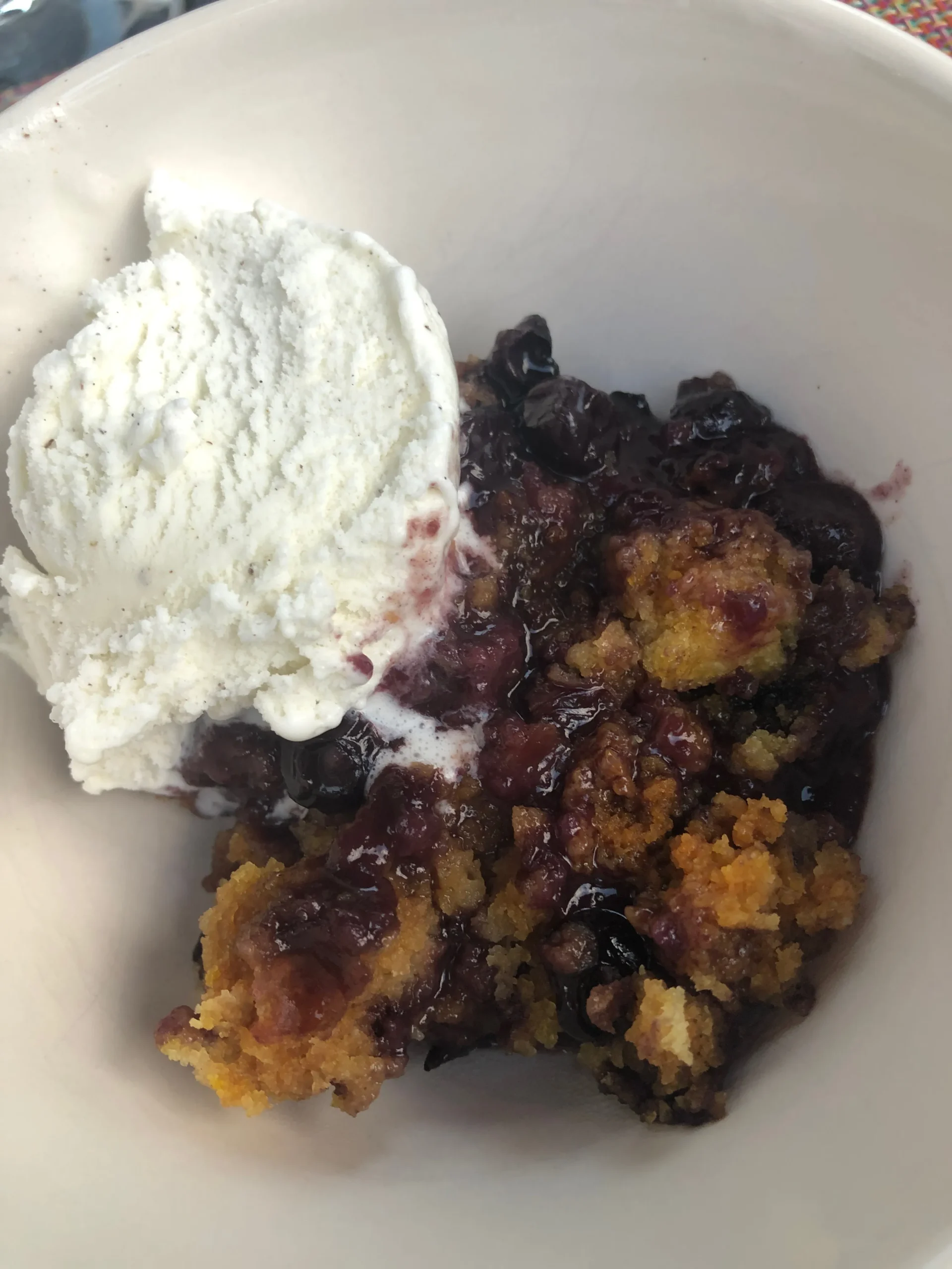 Crockpot Blueberry Lemon Cobbler