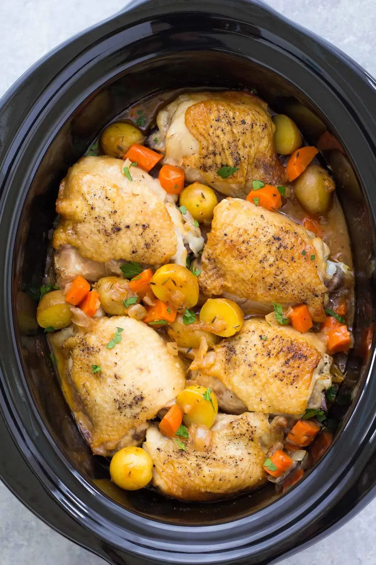 Crockpot Chicken Potato Bake