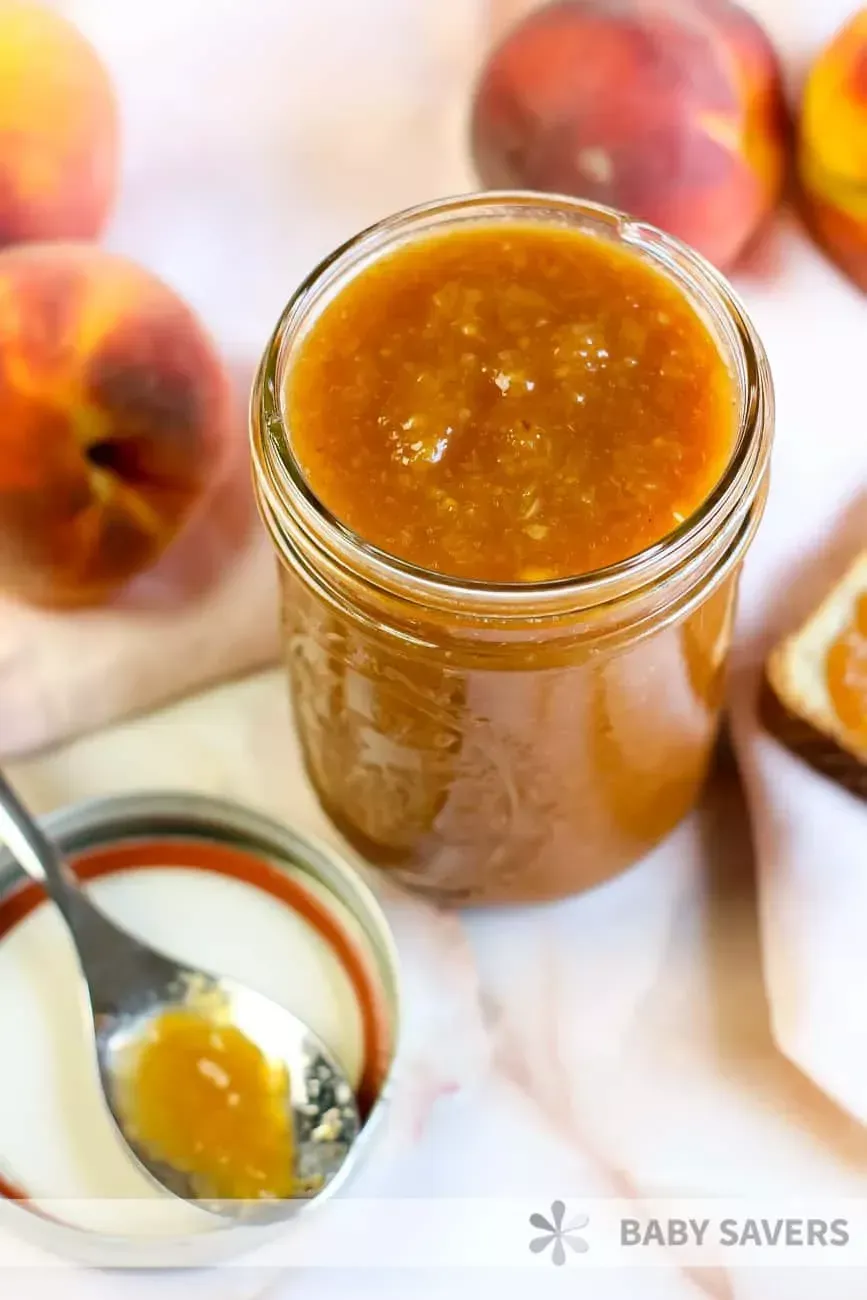 Crockpot Express Peach Jam