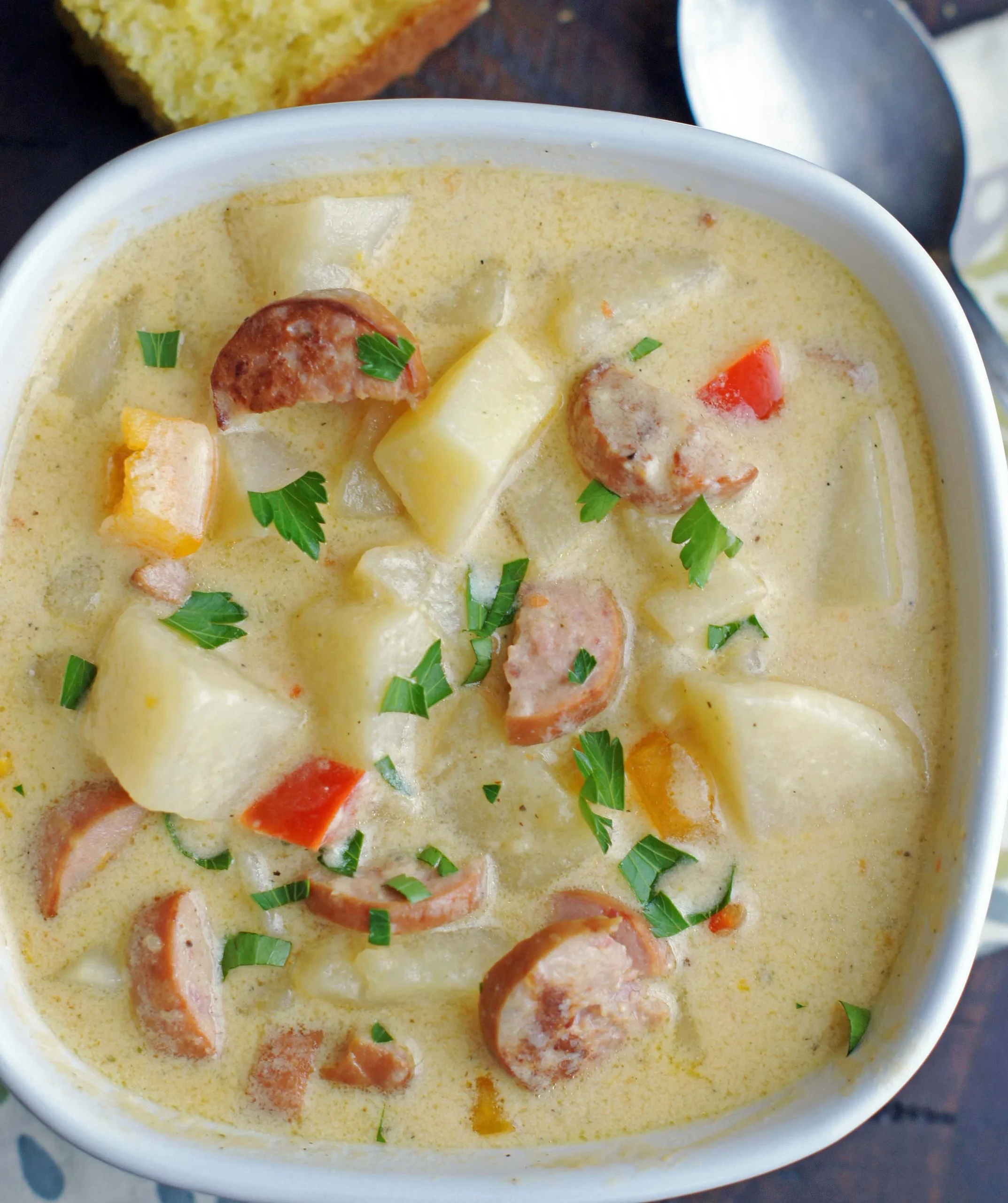 Crockpot Potato and Sausage Soup