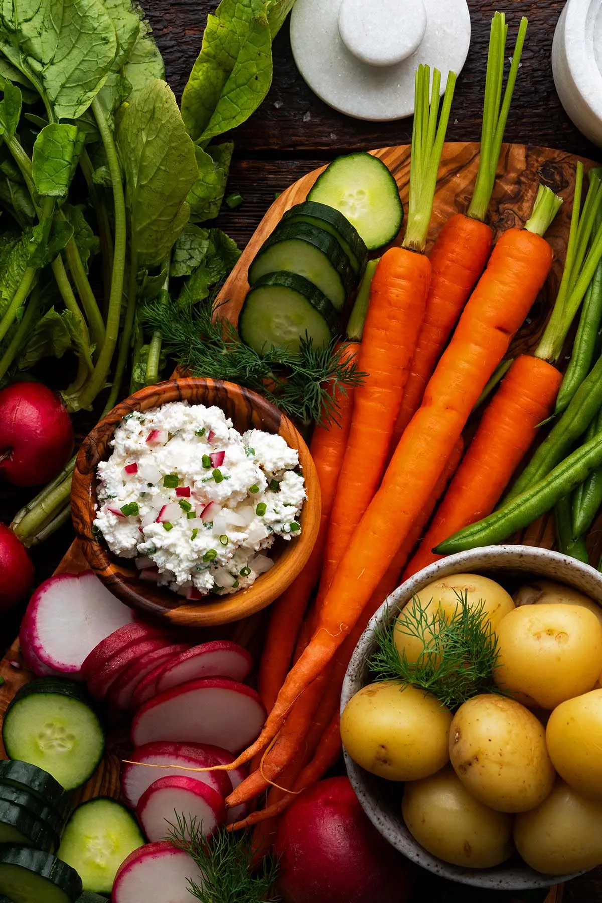 Crudites Platter with Twarozek or Gzik