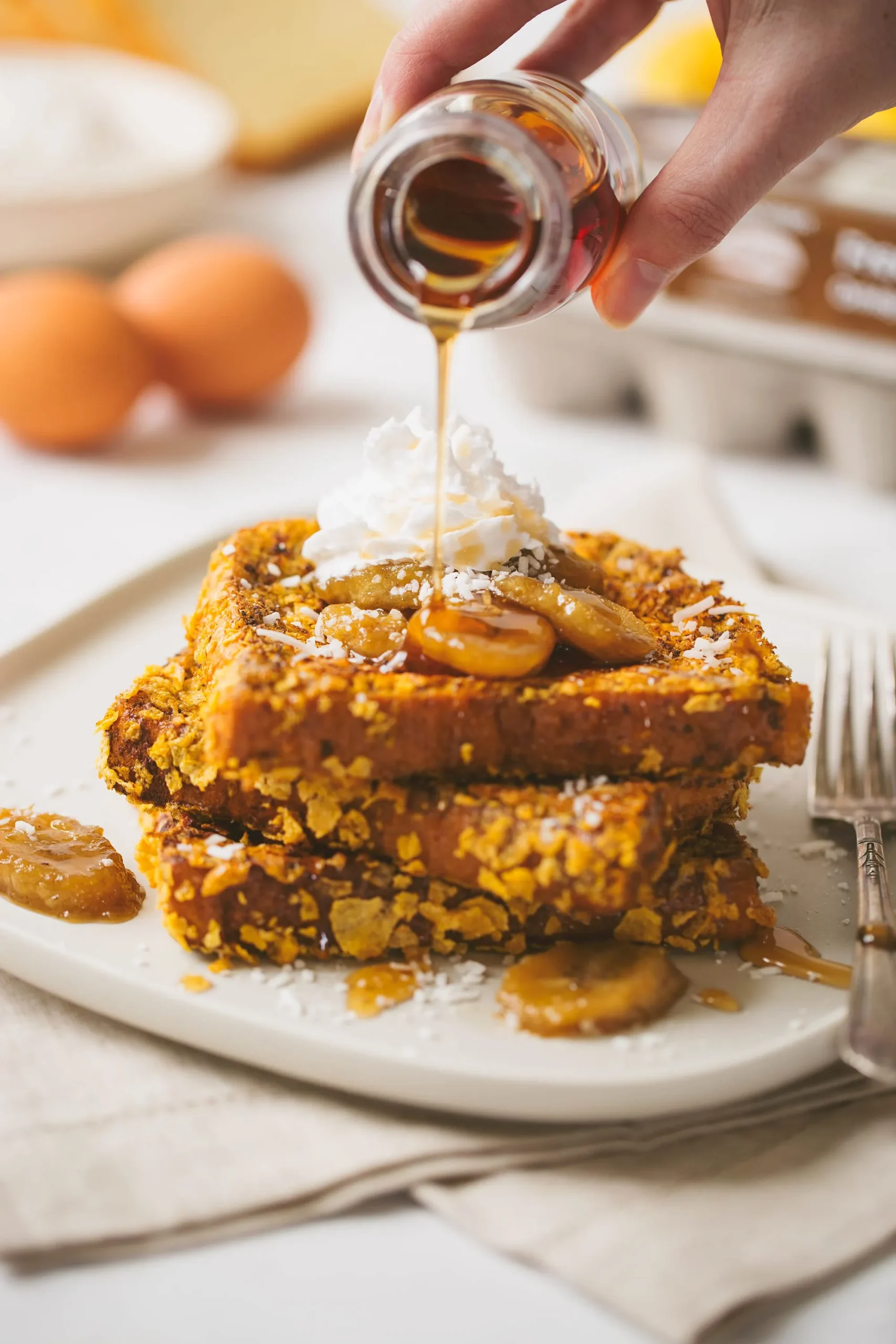 Crunchy Coconut French Toast