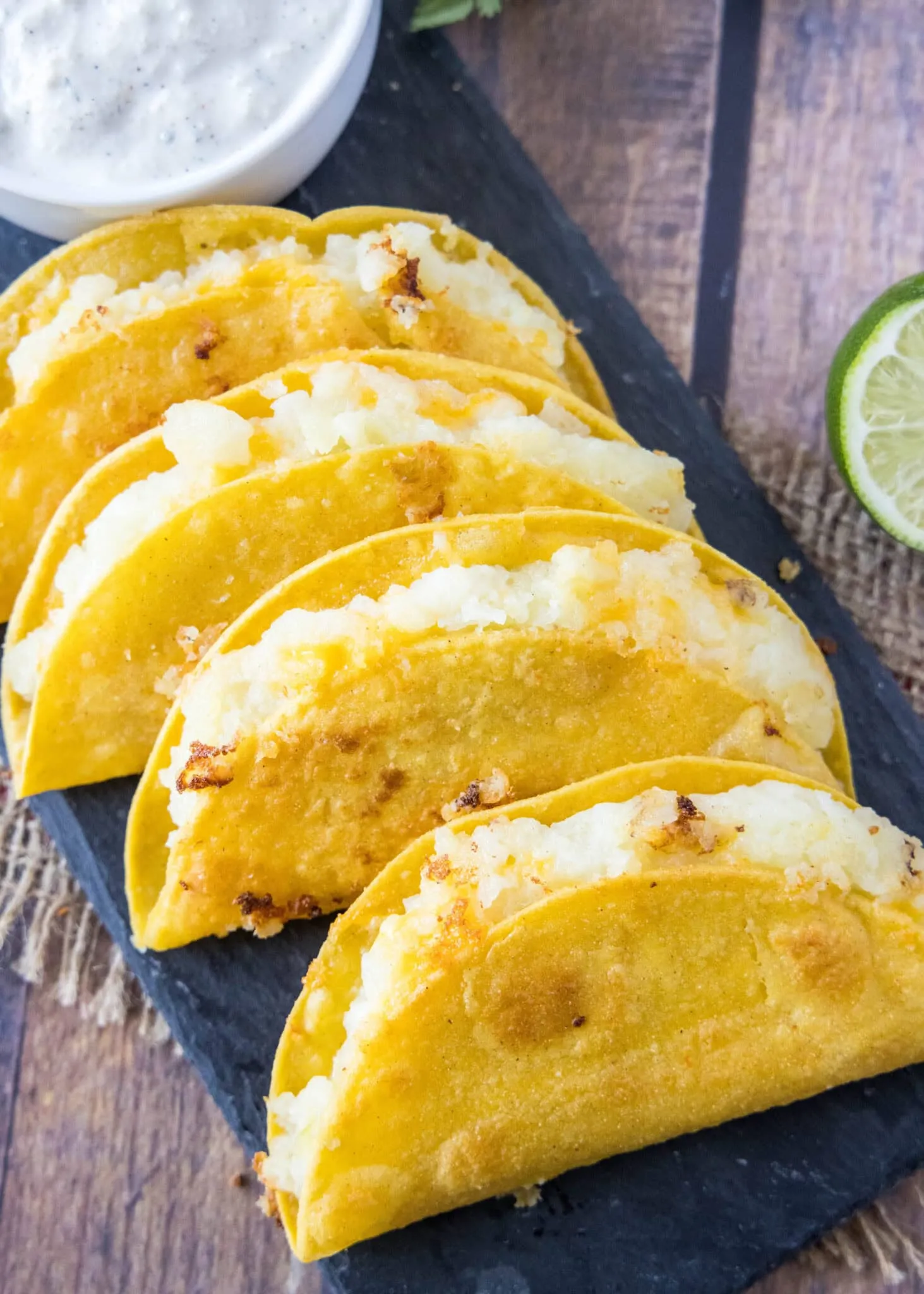 Crunchy Mashed Potato Tacos