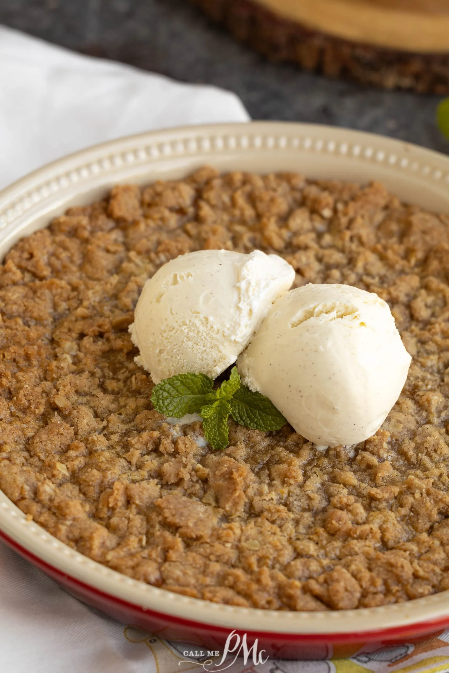 Crustless Pumpkin Pie Crumble