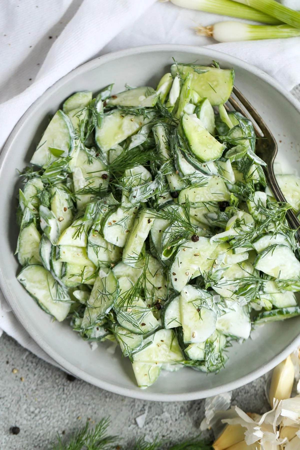 Cucumber Cream Salad