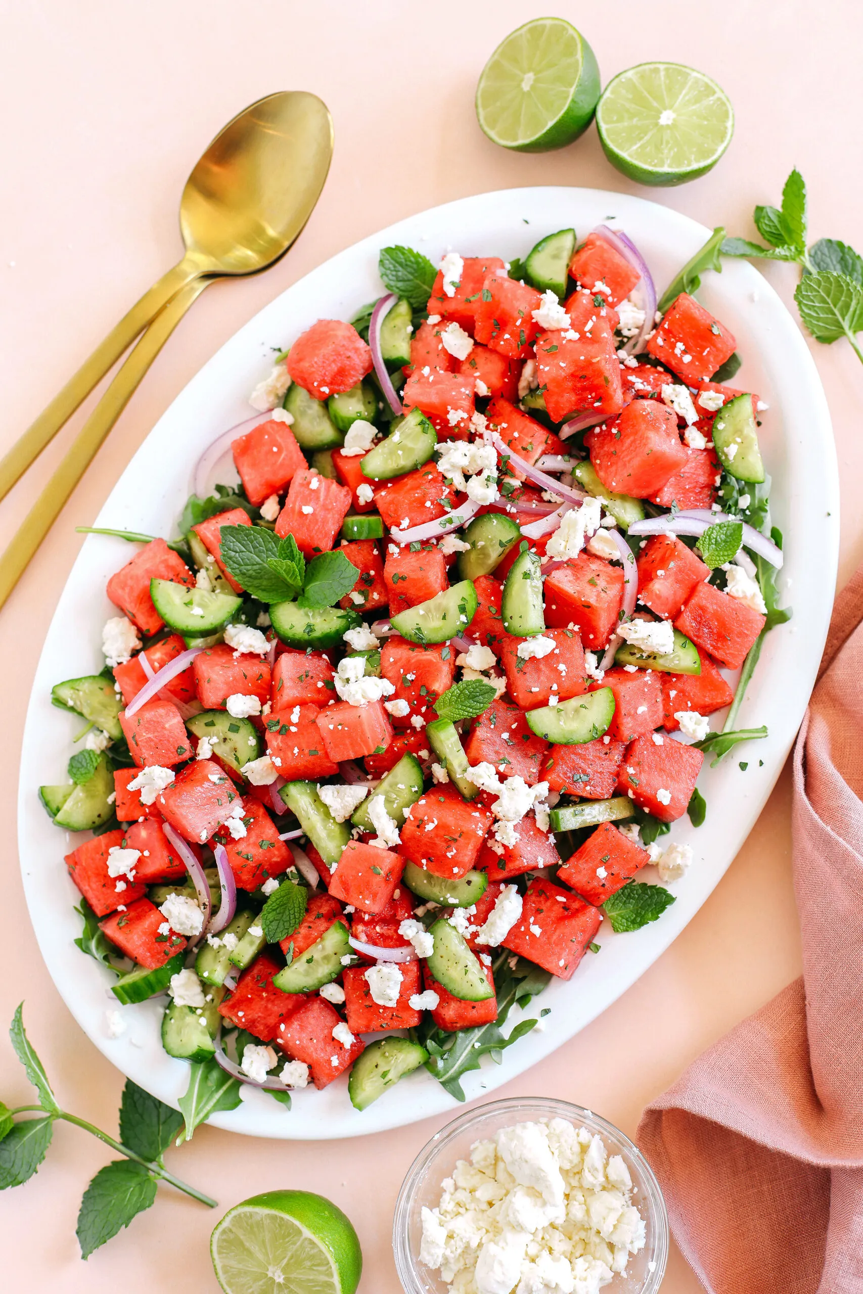 Cucumber Melon Avocado Salad