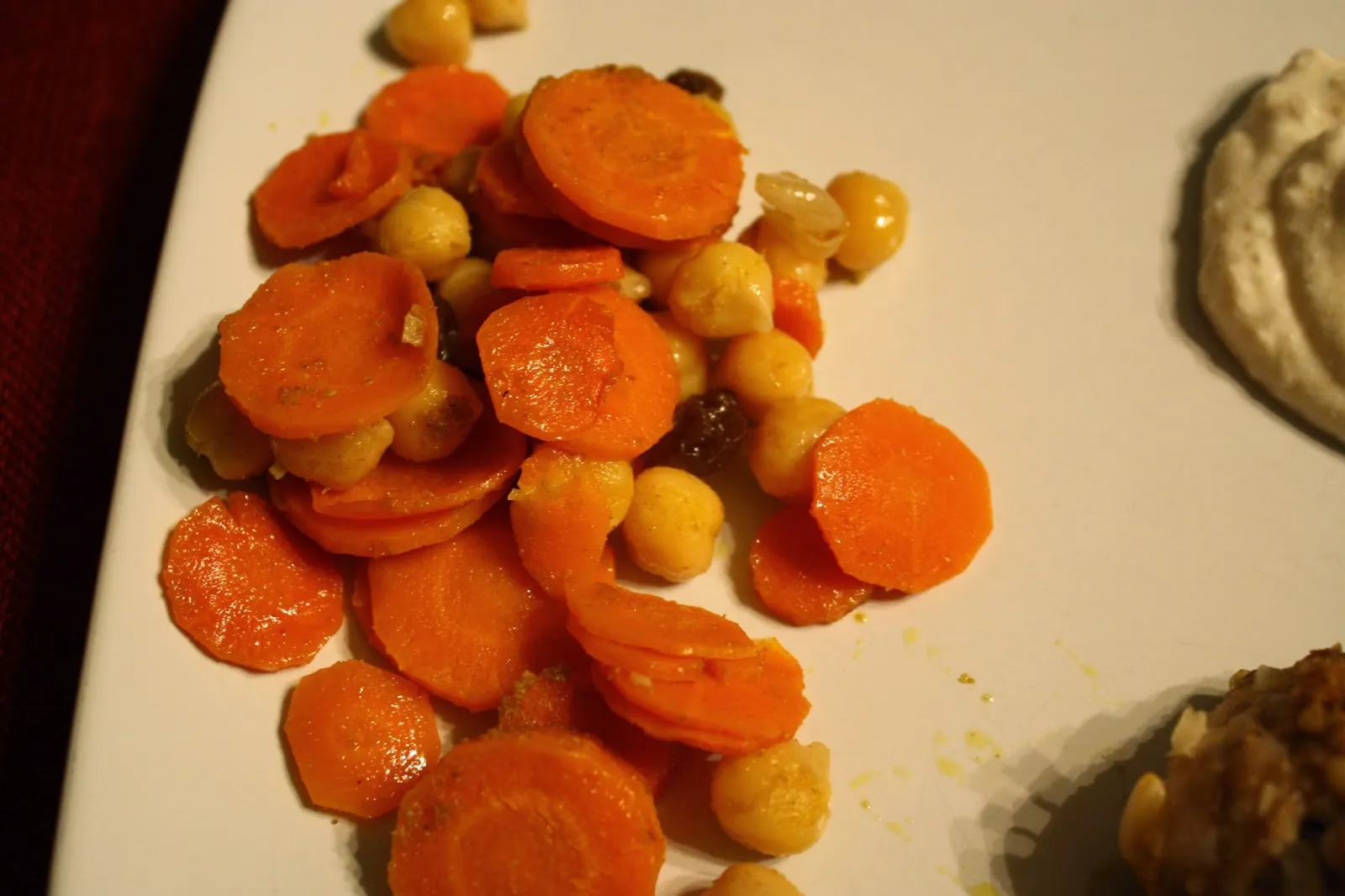 Cumin Braised Carrots and Chickpeas