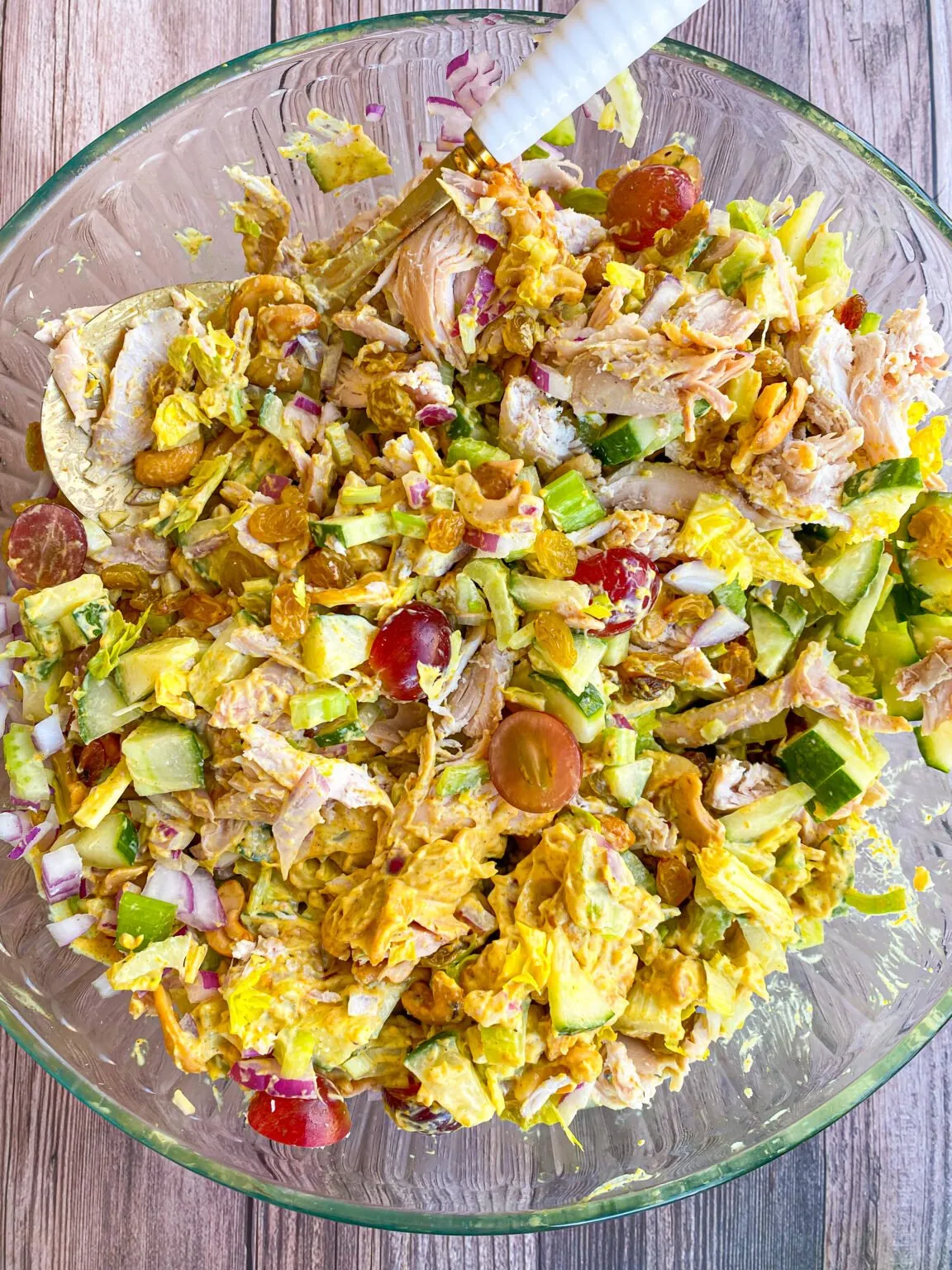 Curried Chicken Salad with Rotisserie Chicken