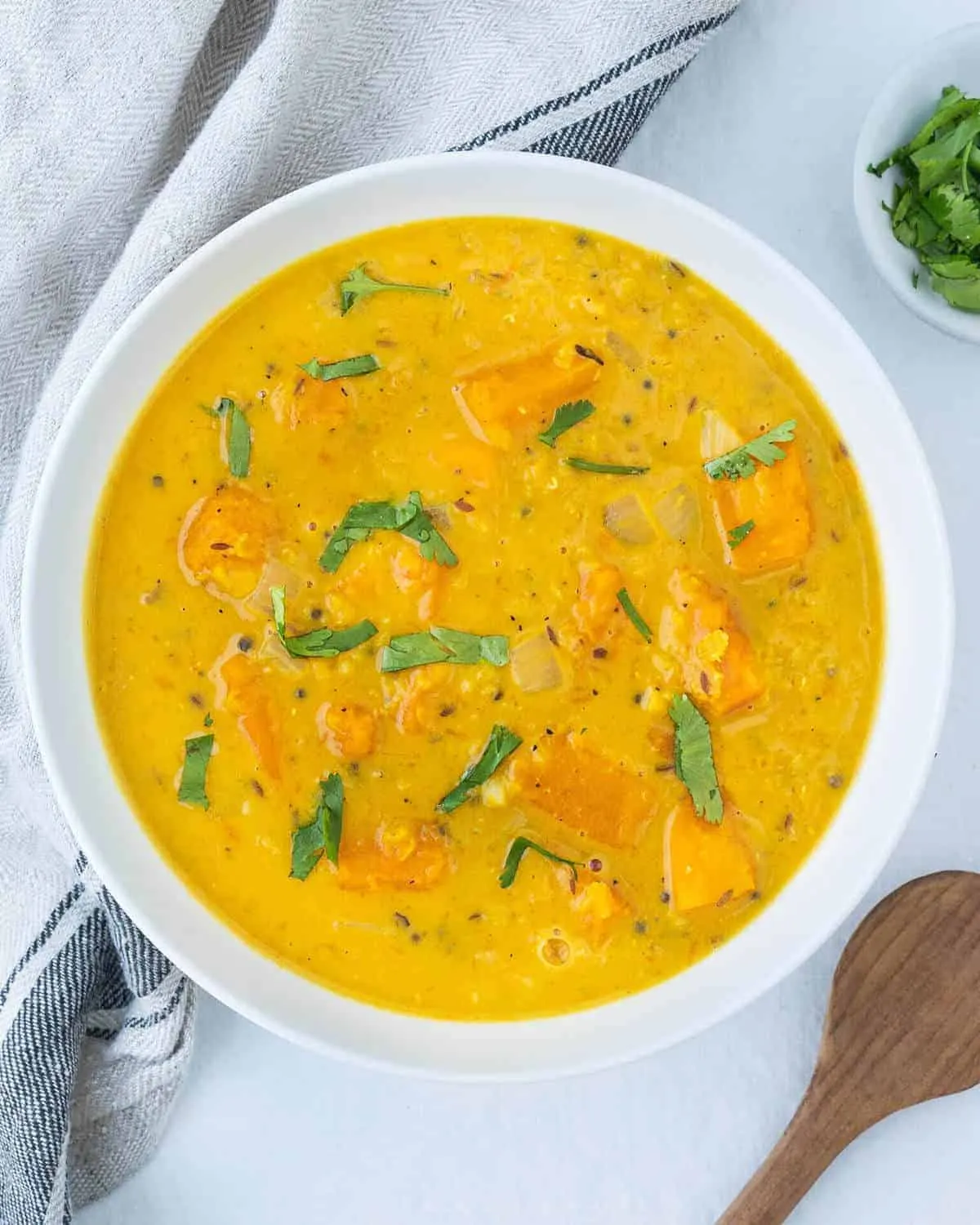 Curried Lentil Butternut Squash Soup