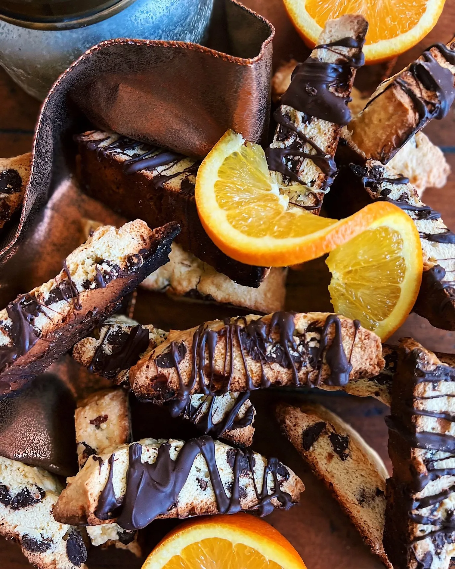 Dark Chocolate Orange Biscotti