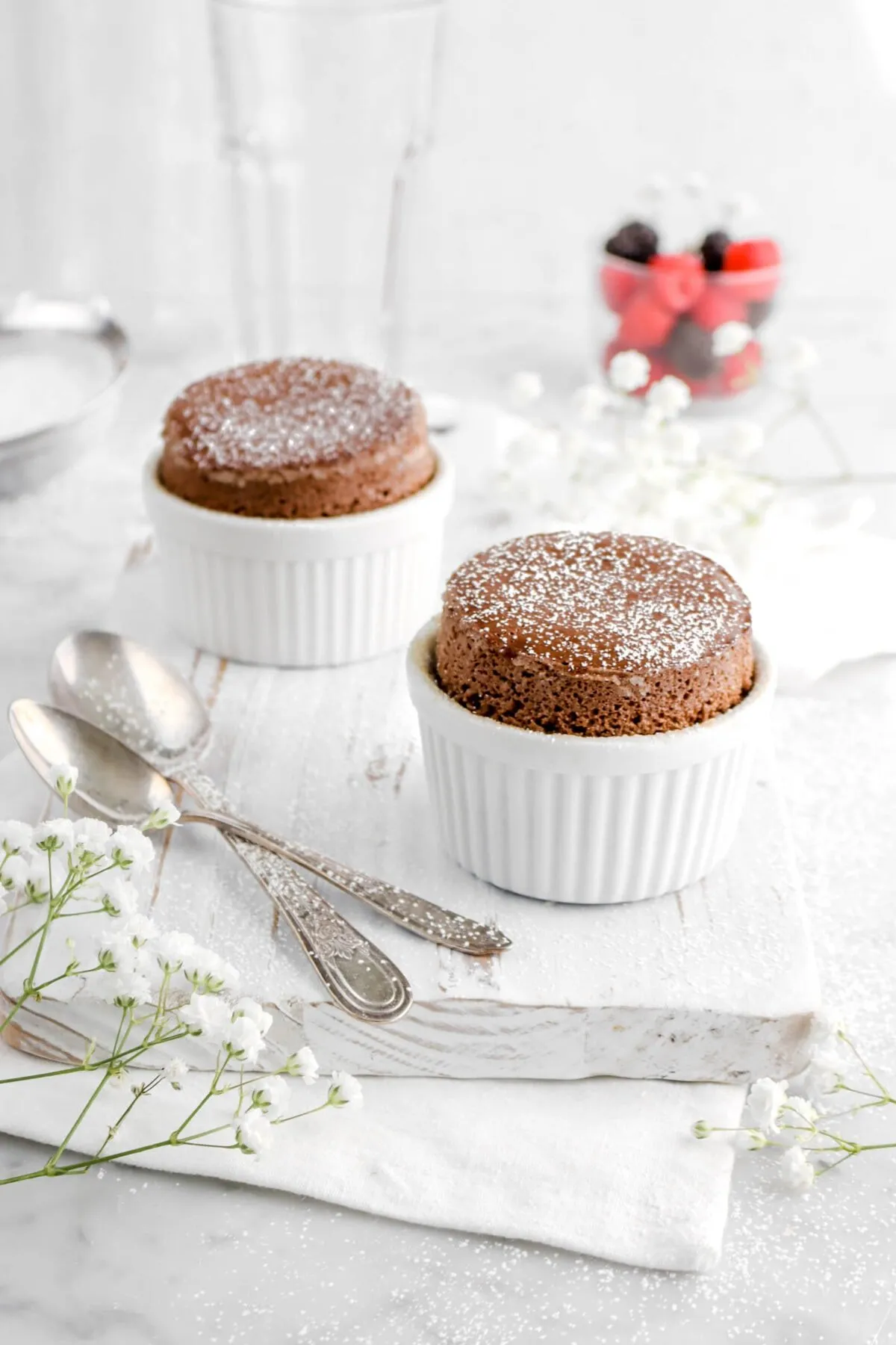Decadent Chocolate Soufflés for Two