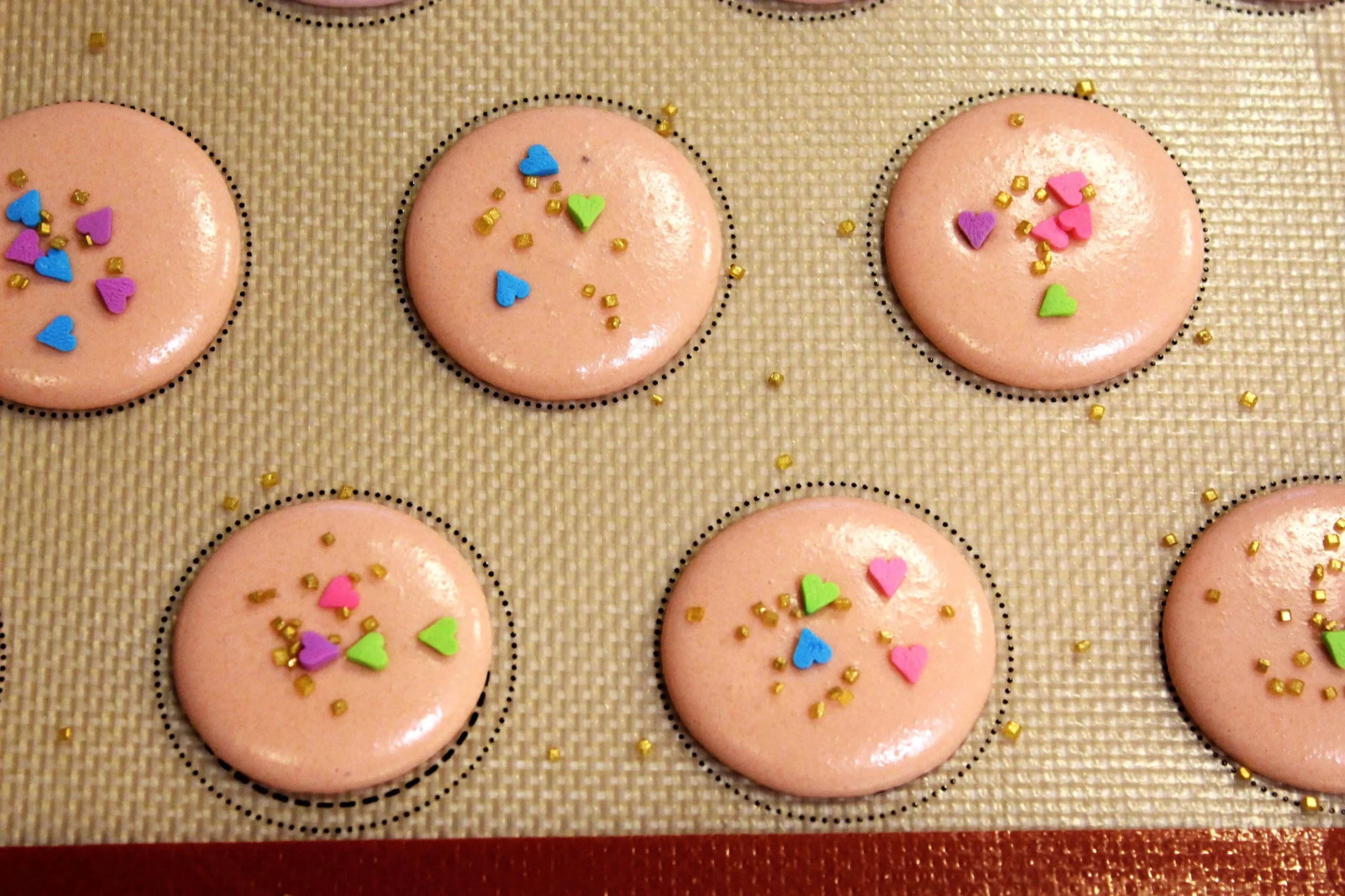 Decorated French Macaron Cookies