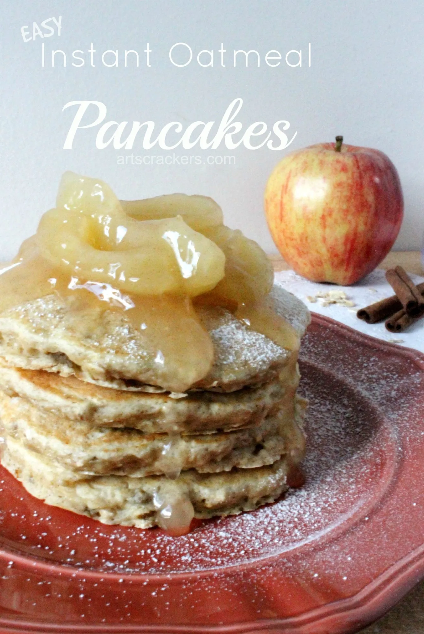 Delicious Instant Oatmeal Pancakes