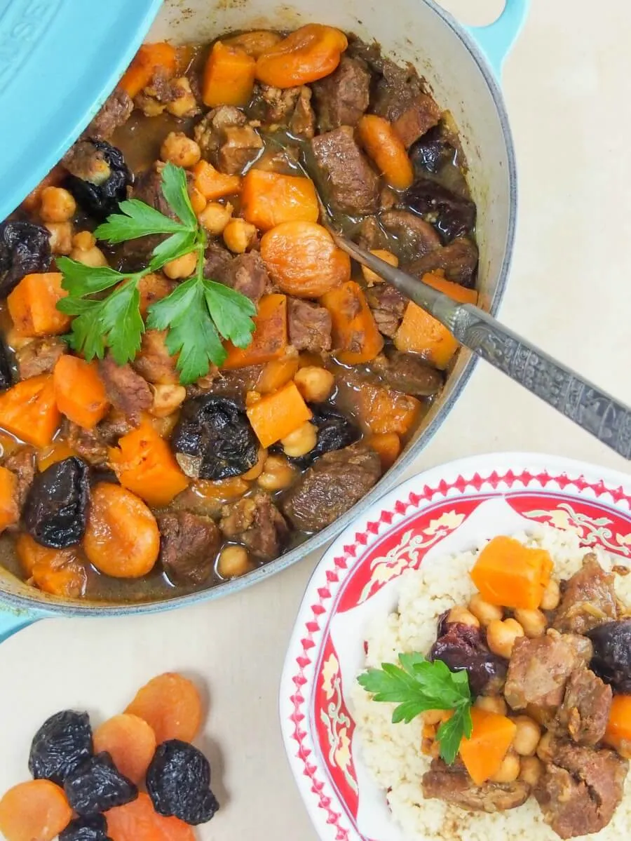 Delicious Lamb Tagine with Apricots
