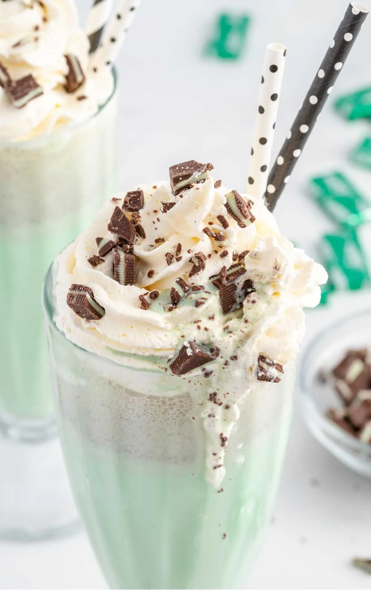Dessert Chocolate Mint Milkshake