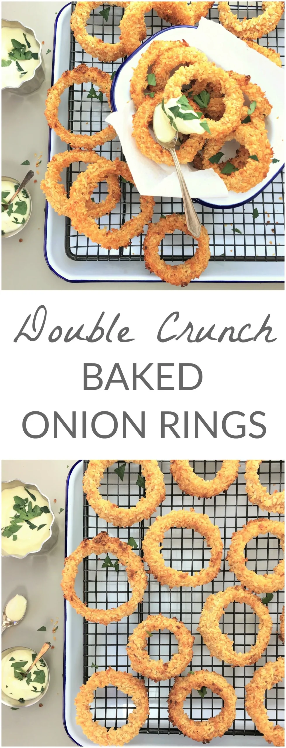 Double Crunch Baked Onion Rings