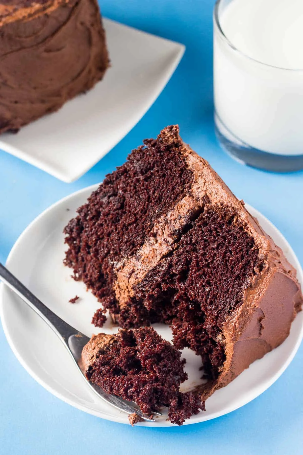 Double Dark Chocolate Layer Cake