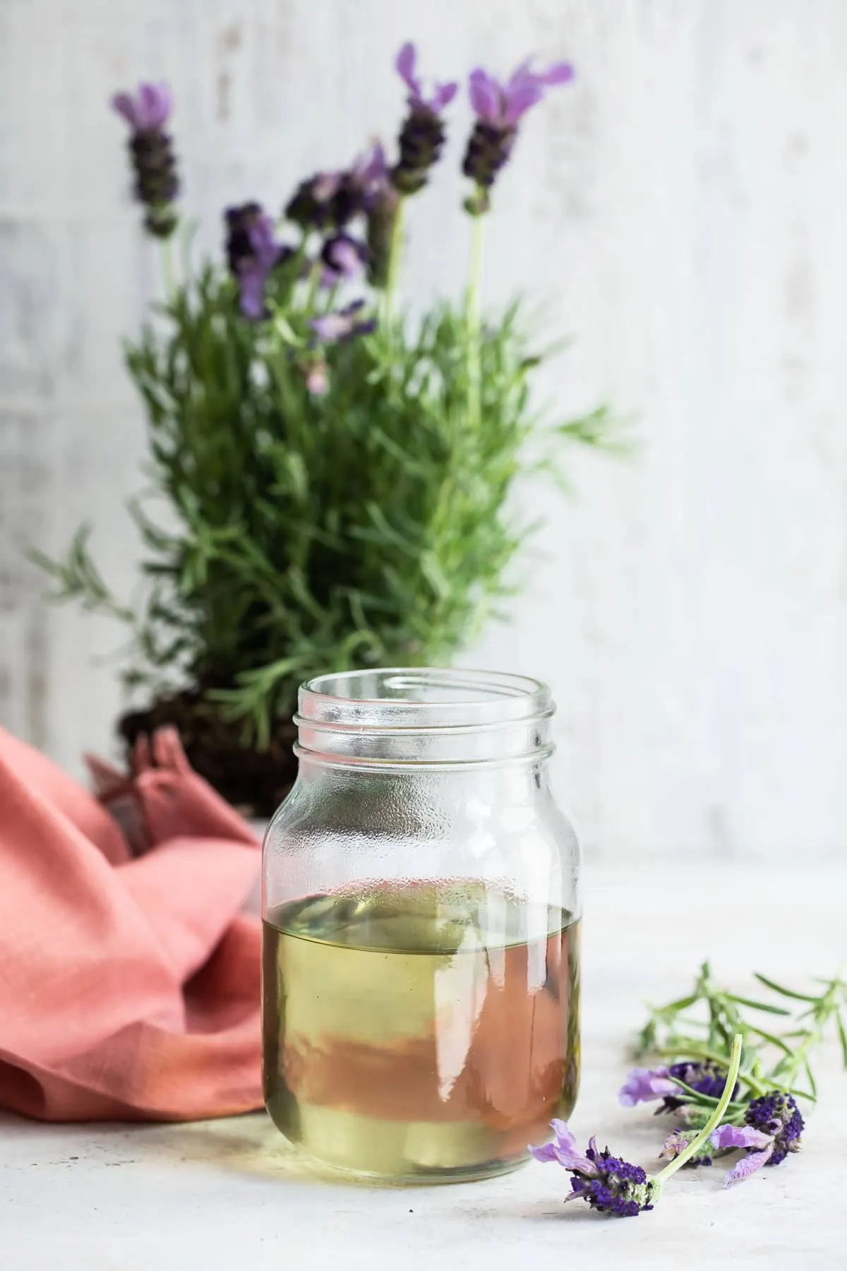 Dried Lavender Simple Syrup