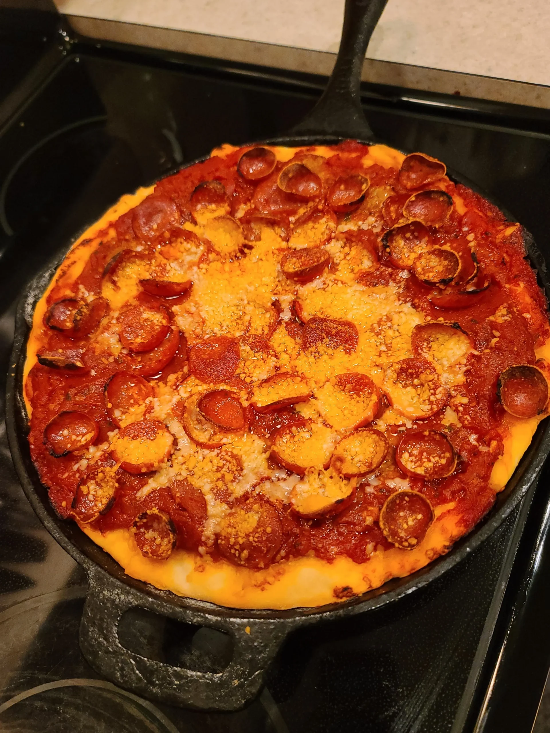 Drunken Deep Dish Pizza