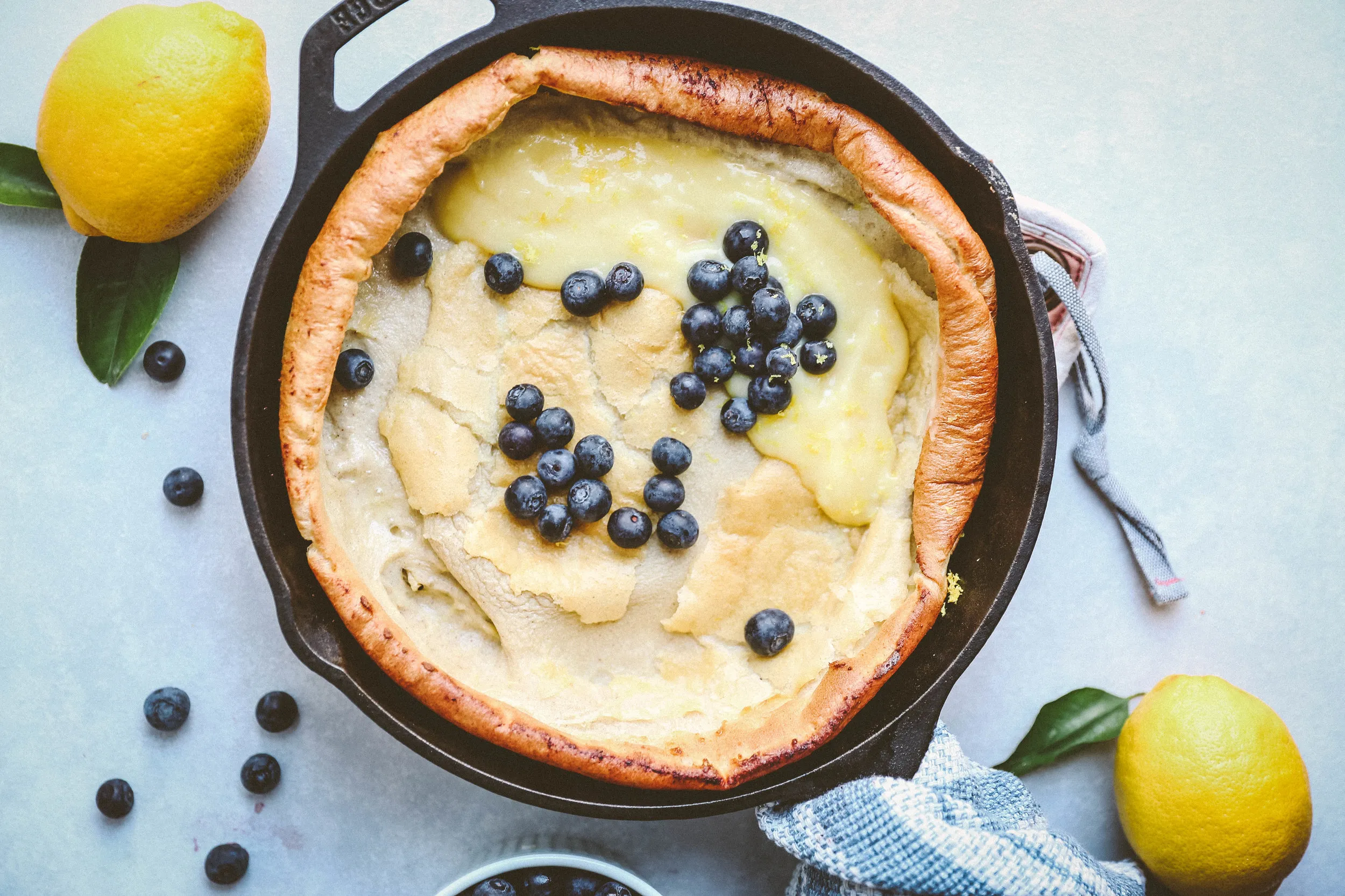 Dutch Babies with Lemon Curd