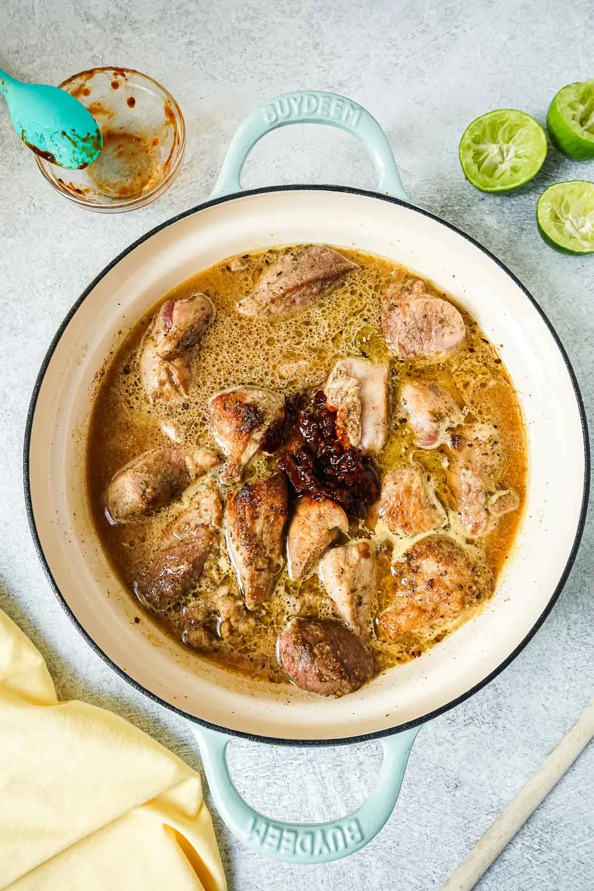 Dutch Oven Chicken Carnitas