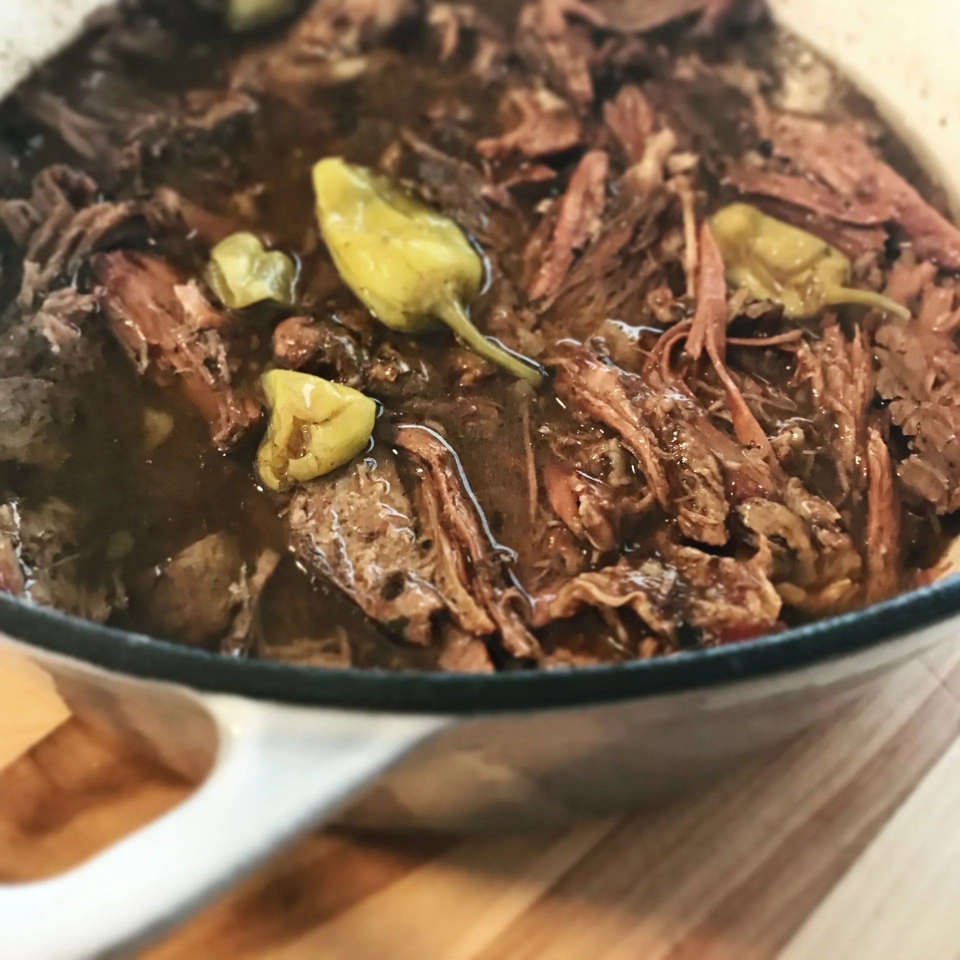 Dutch Oven Mississippi Pot Roast