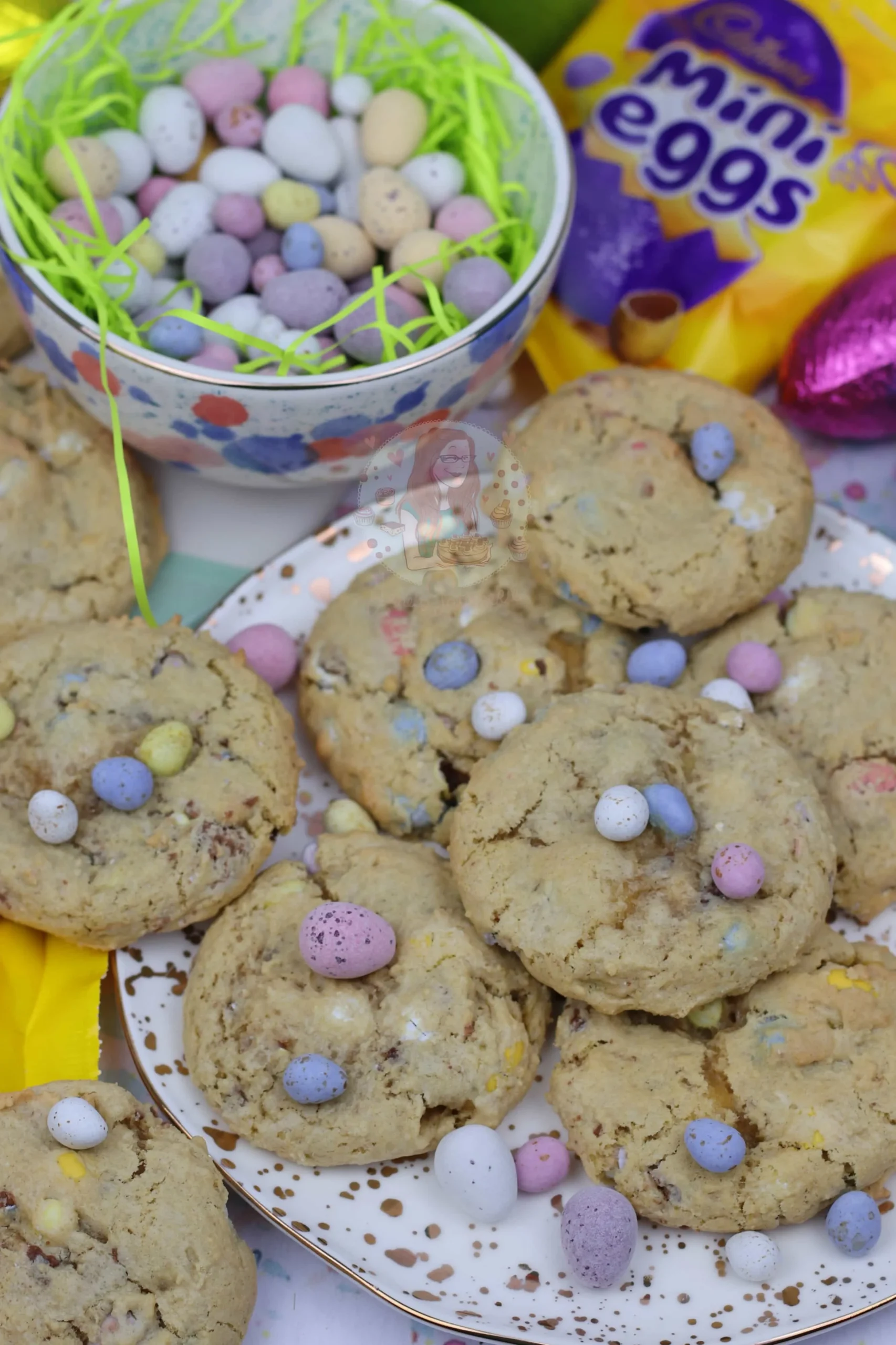Easter Mini Egg Cookies
