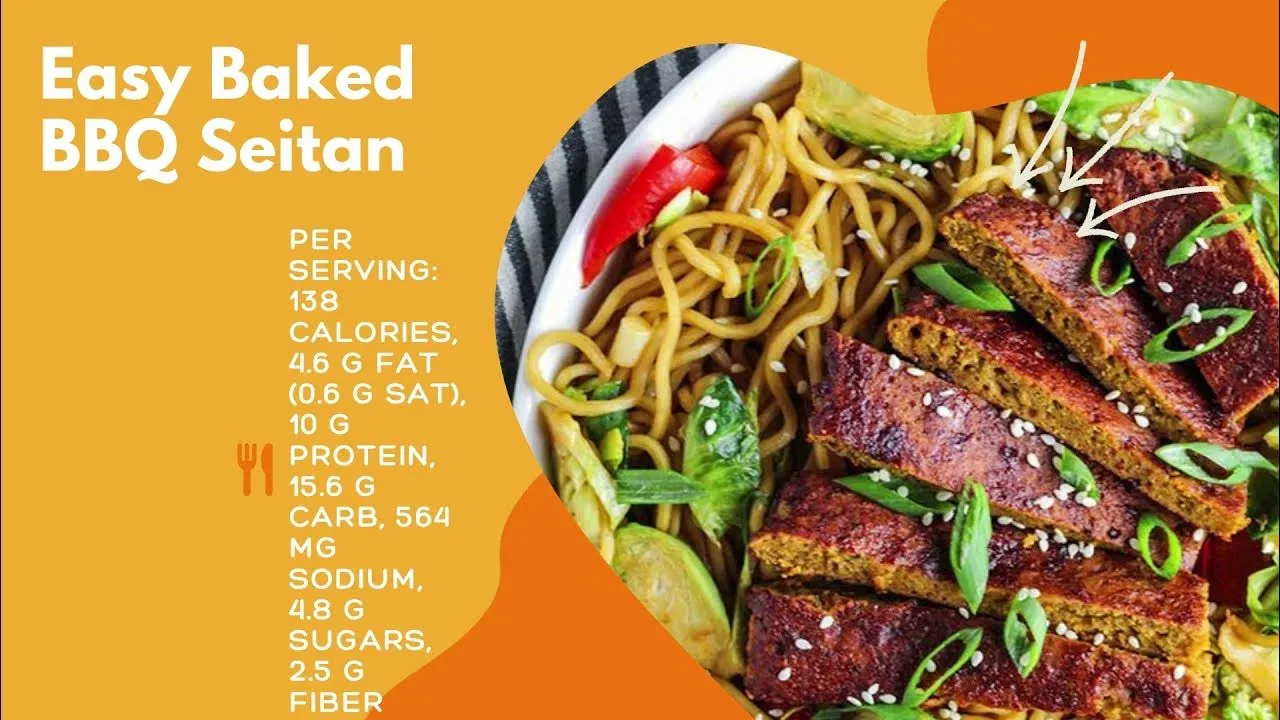 Easy Baked BBQ Seitan
