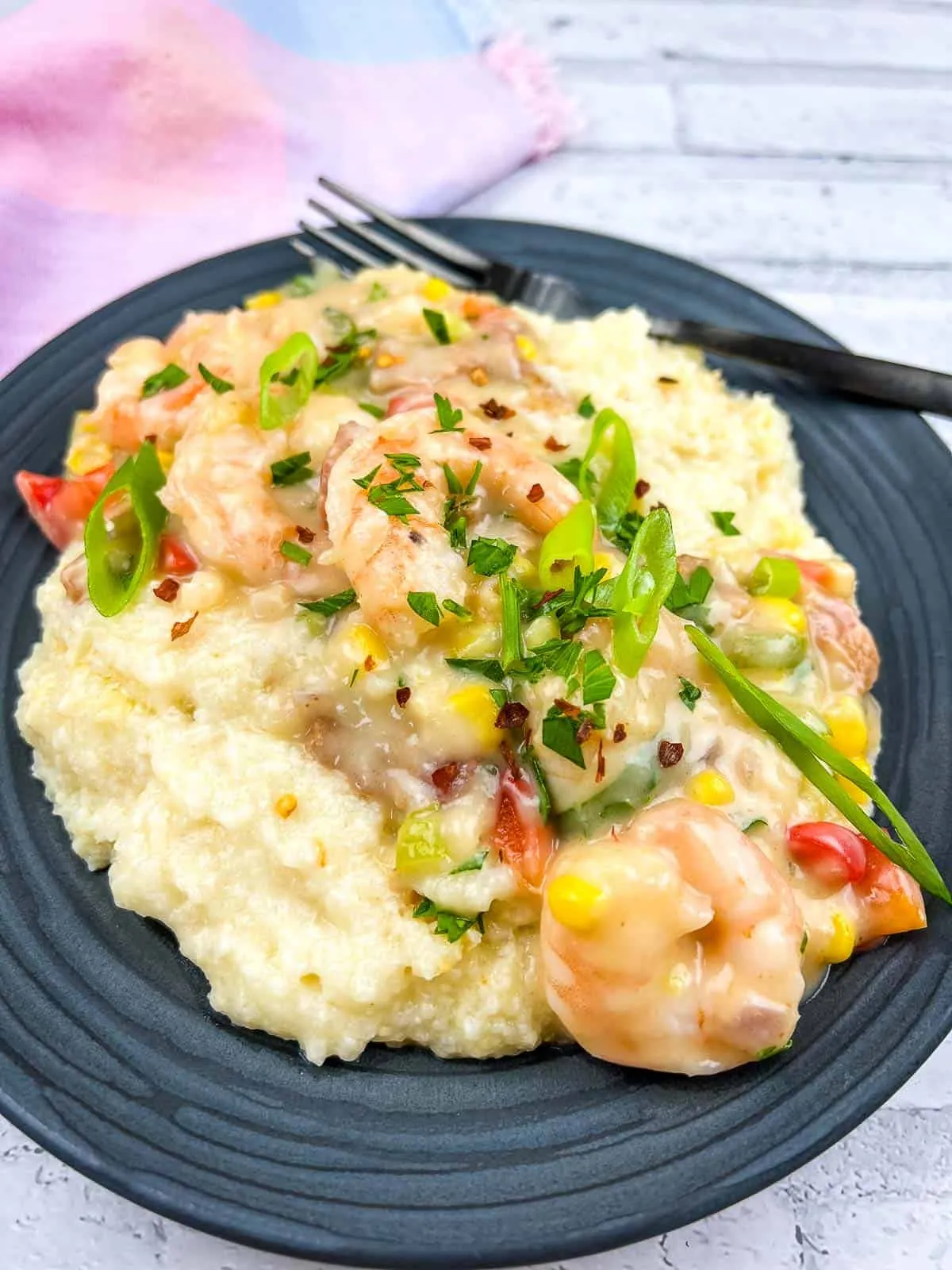 Easy Baked Shrimp Grits Casserole