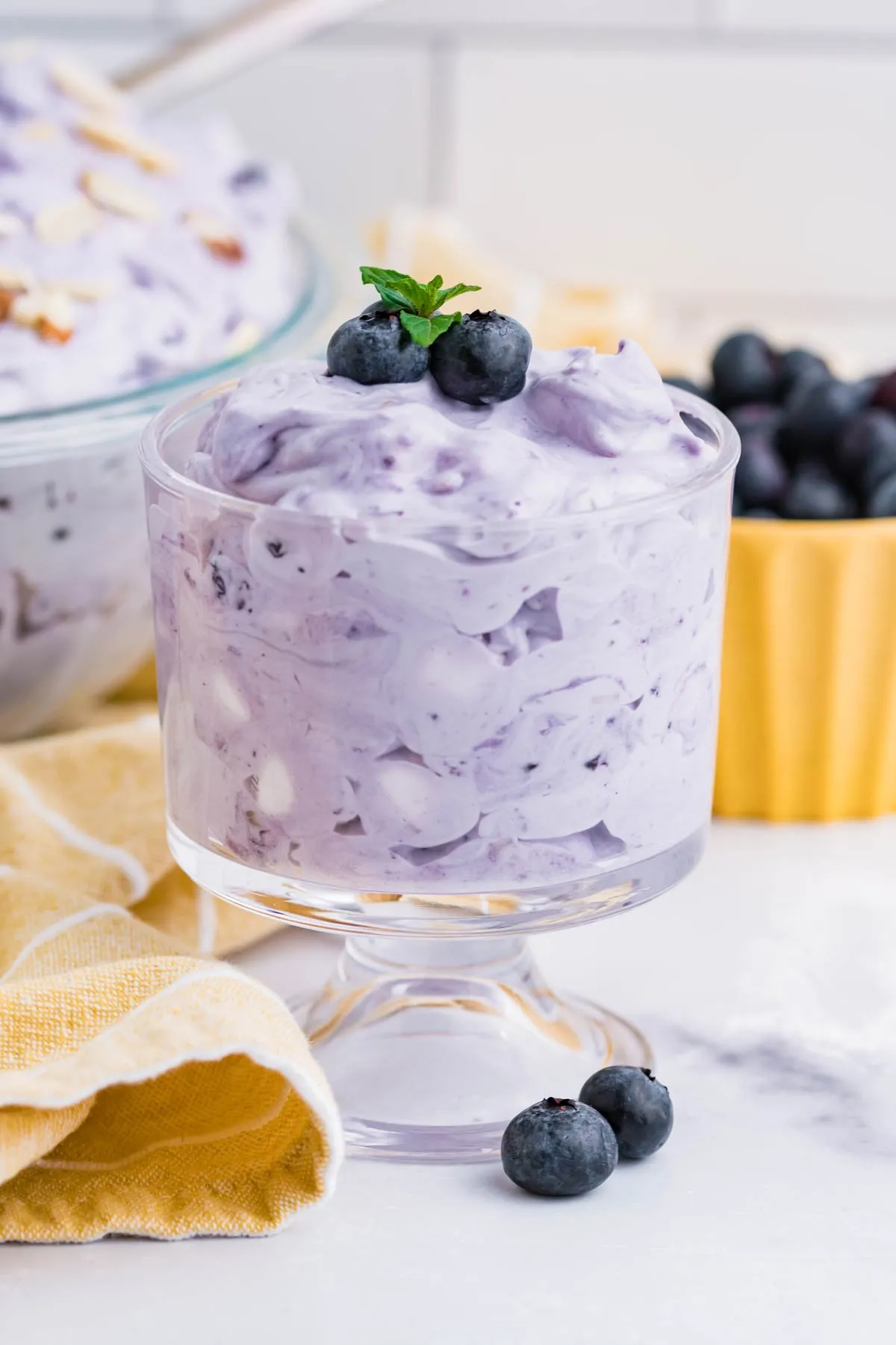 Easy Blueberry Fluff Salad