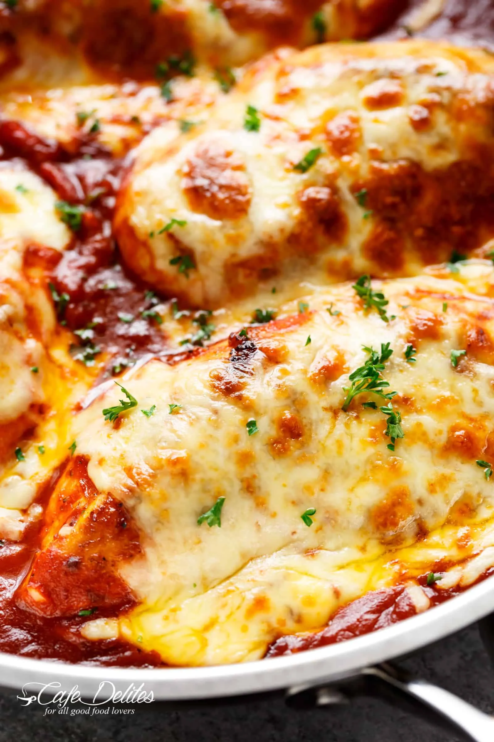 Easy Calabrian Chicken with Mozzarella