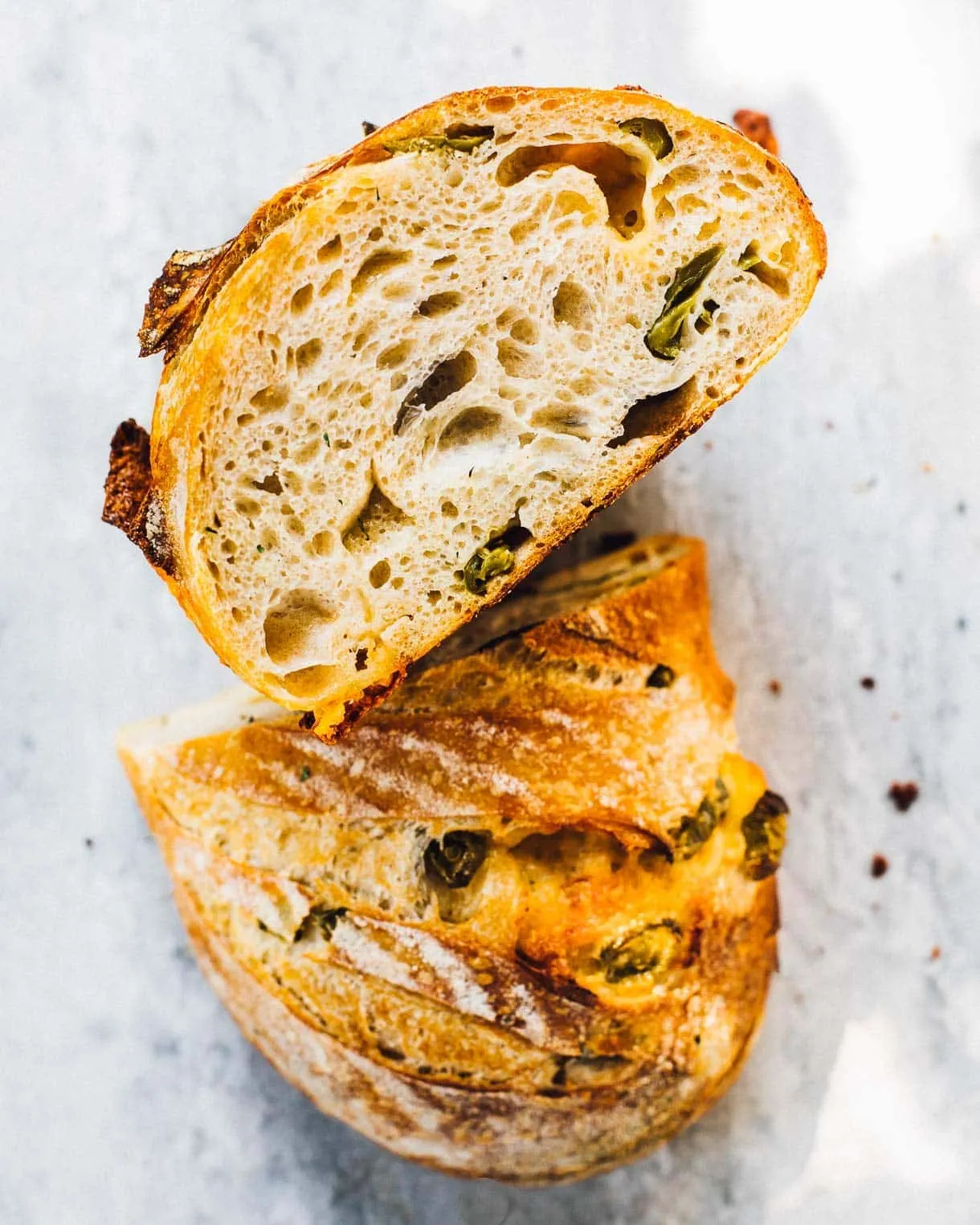 Easy Cheddar Sourdough Bread