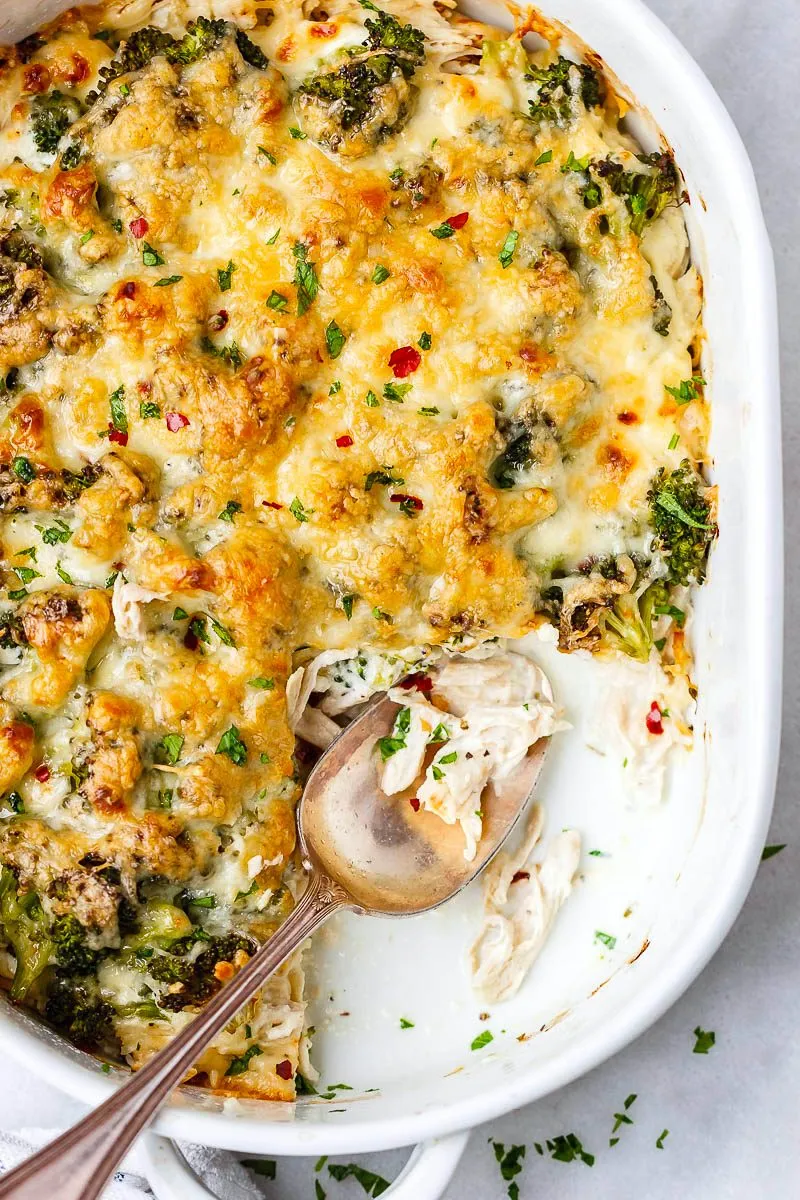 Easy Chicken Broccoli and Cheese Casserole