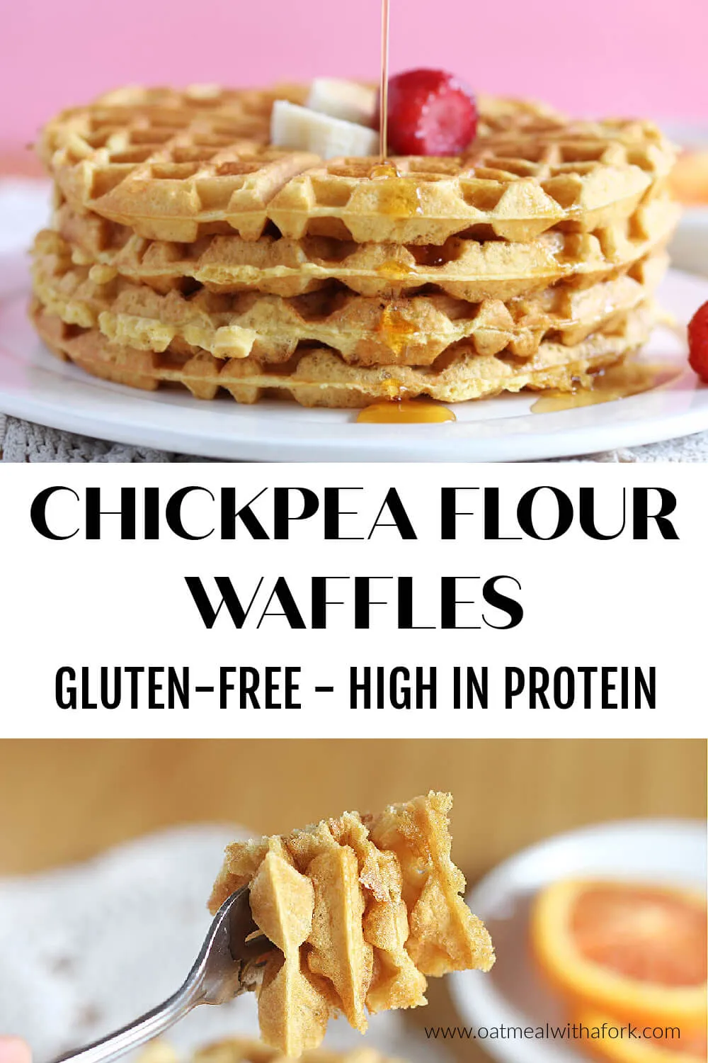 Easy Chickpea Flour Waffles Gluten Free