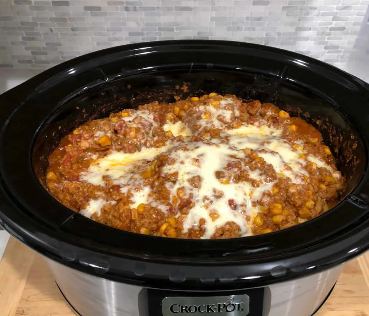 Easy Crockpot Tamale Pie