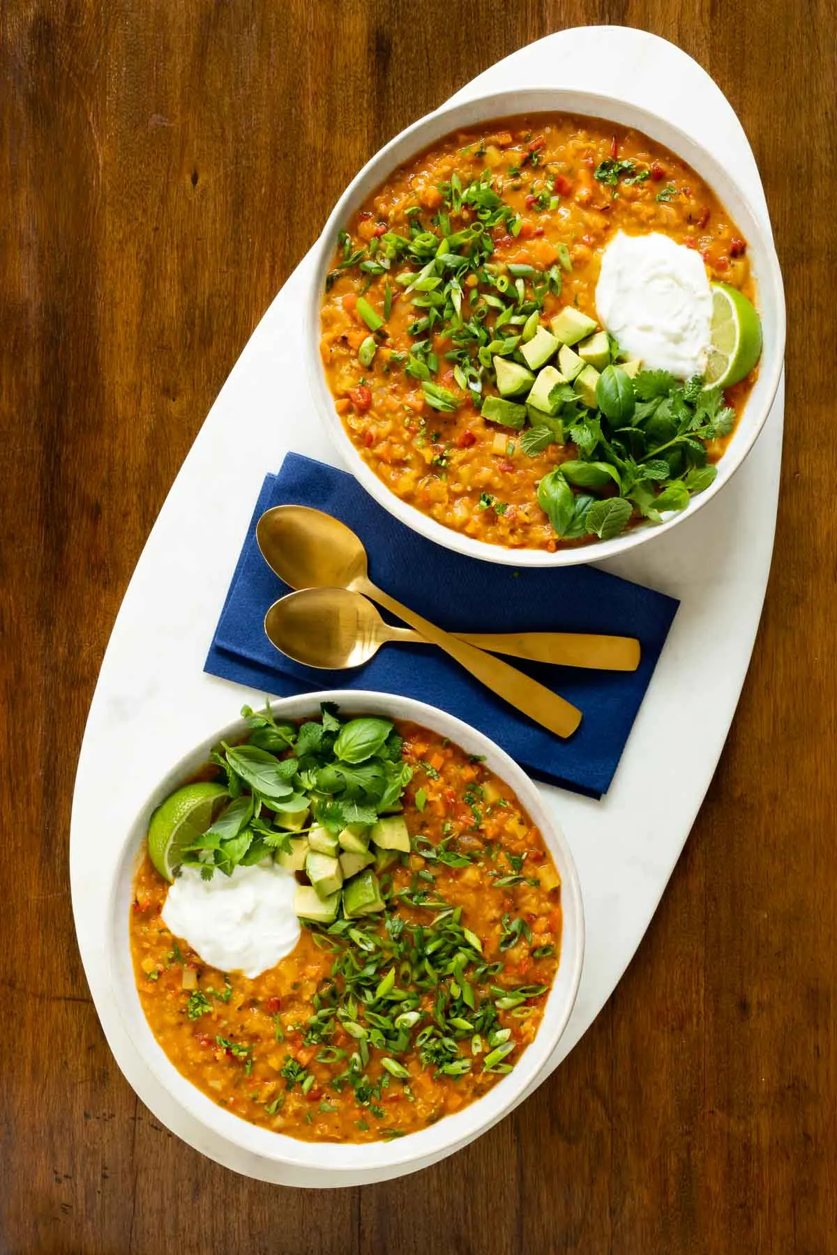 Easy Curried Red Lentil Soup