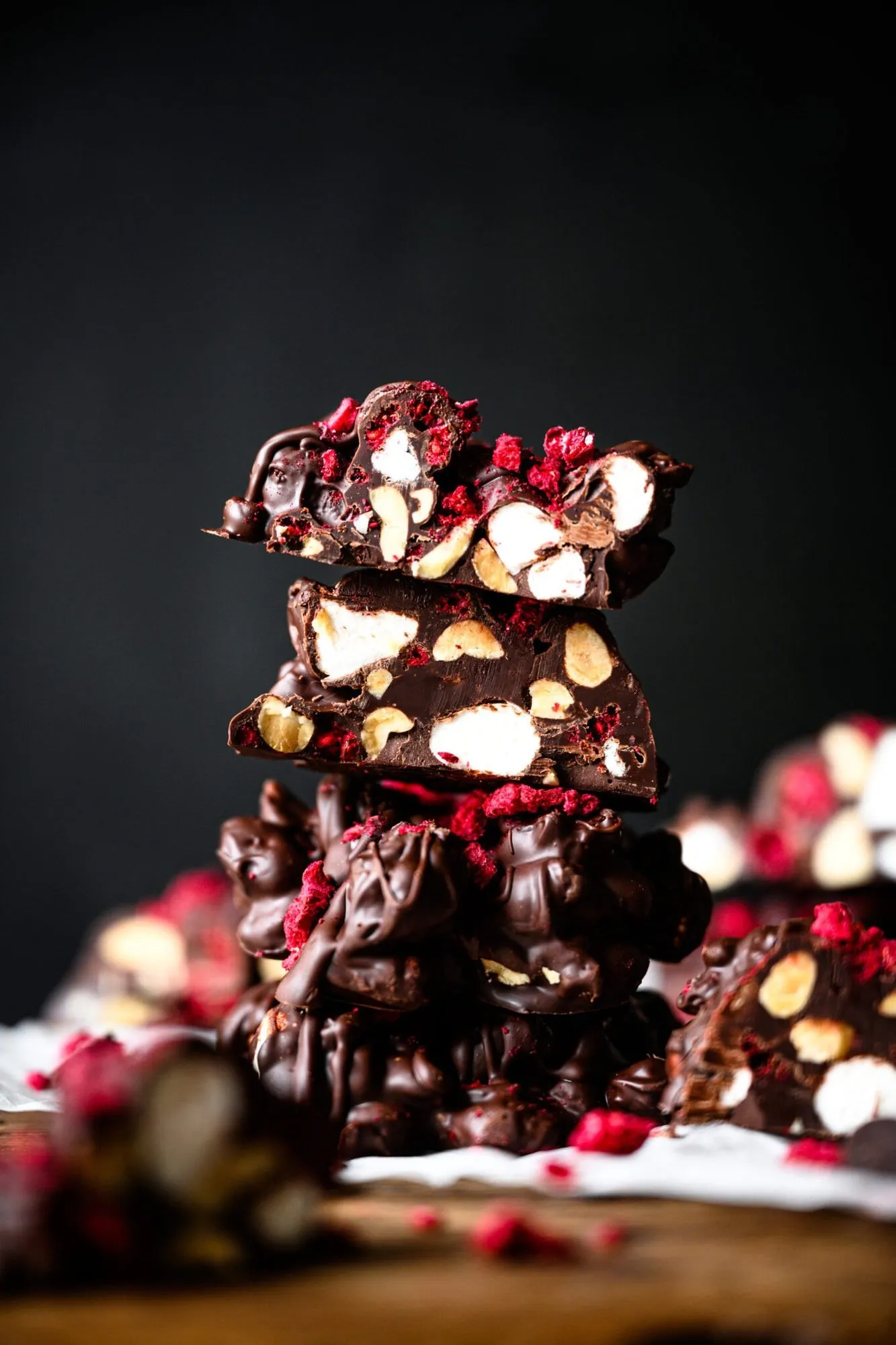 Easy Fluffy Chocolate Marshmallow Peanut Clusters