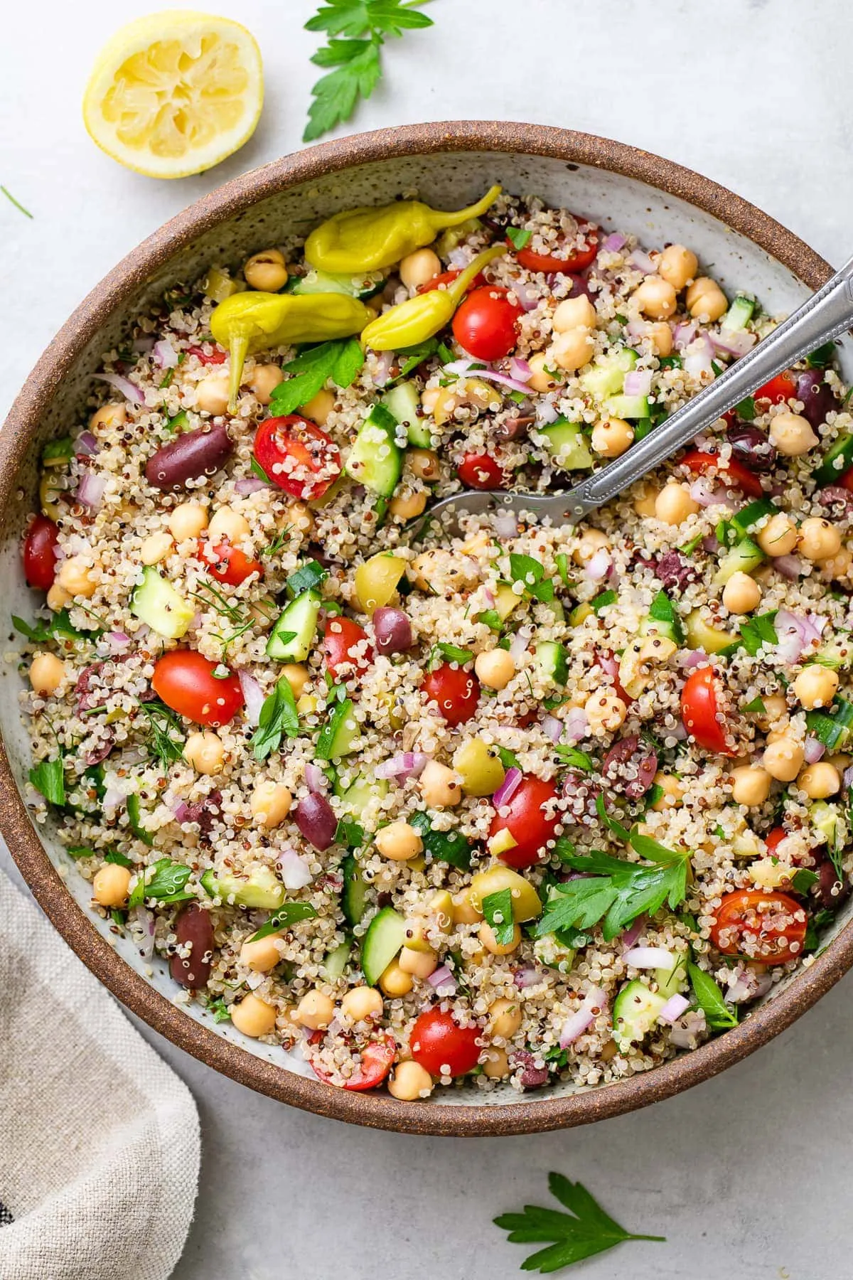 Easy Greek Quinoa Salad