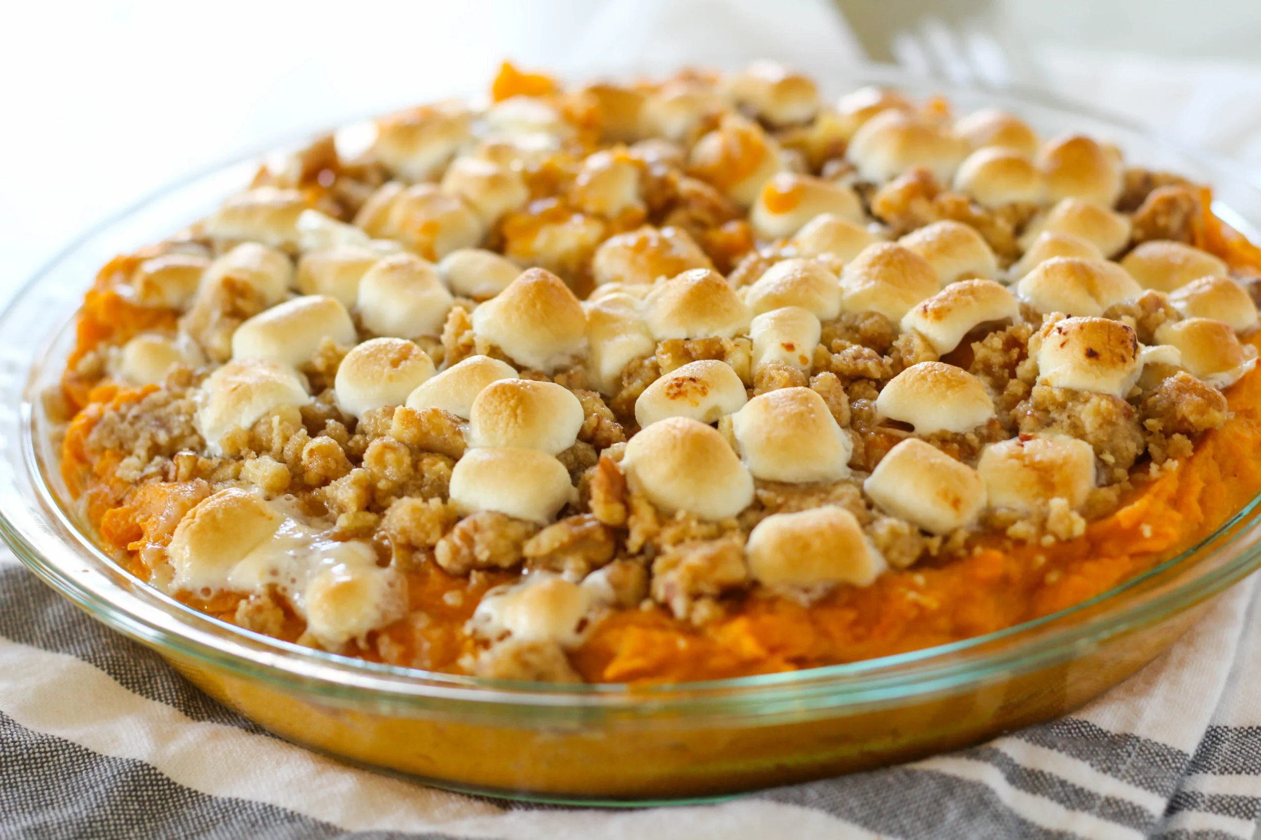Easy Instant Pot Sweet Potato Casserole with Oat Crisp Topping