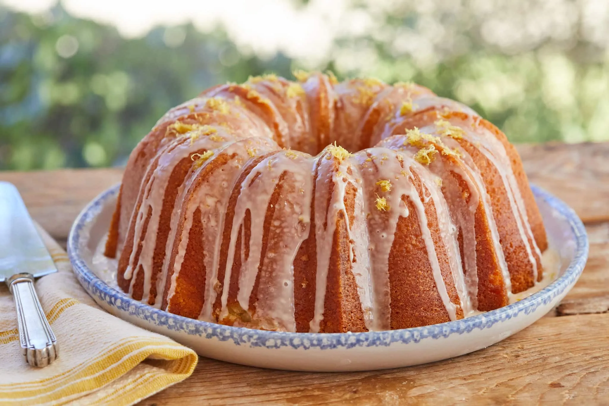 Easy Lemon Pound Cake with Glaze