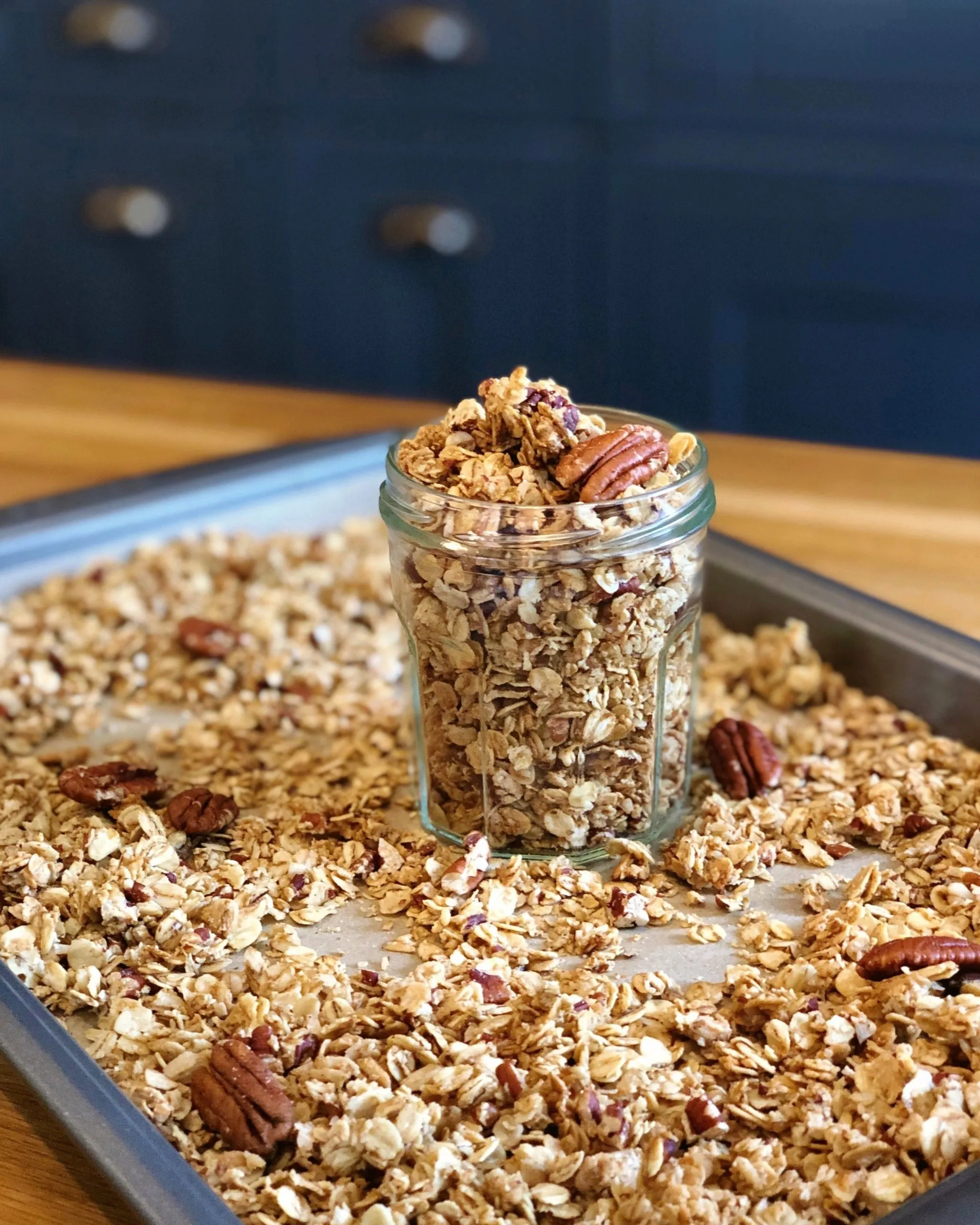 Easy Maple Pecan Granola
