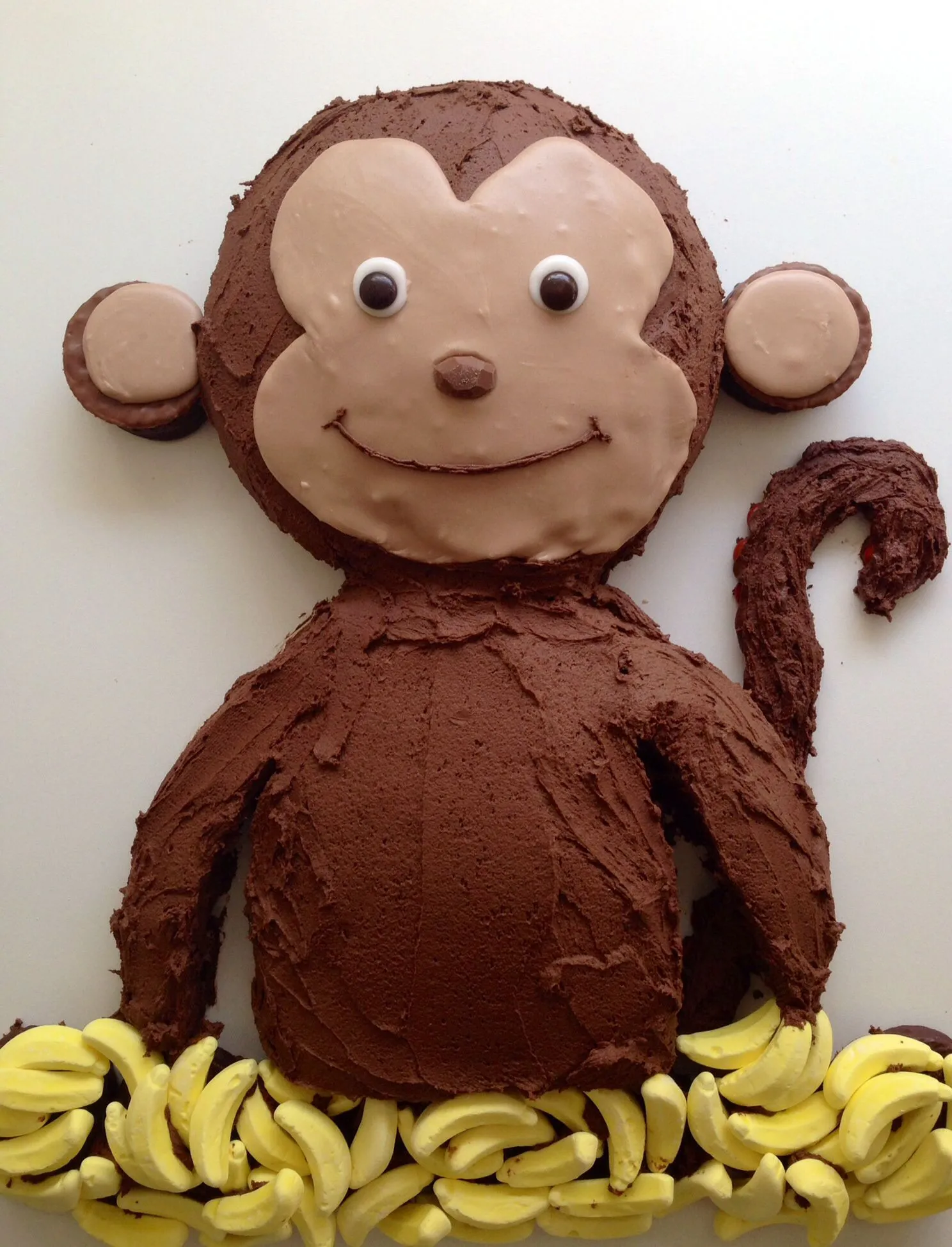 Easy Monkey Birthday Cake