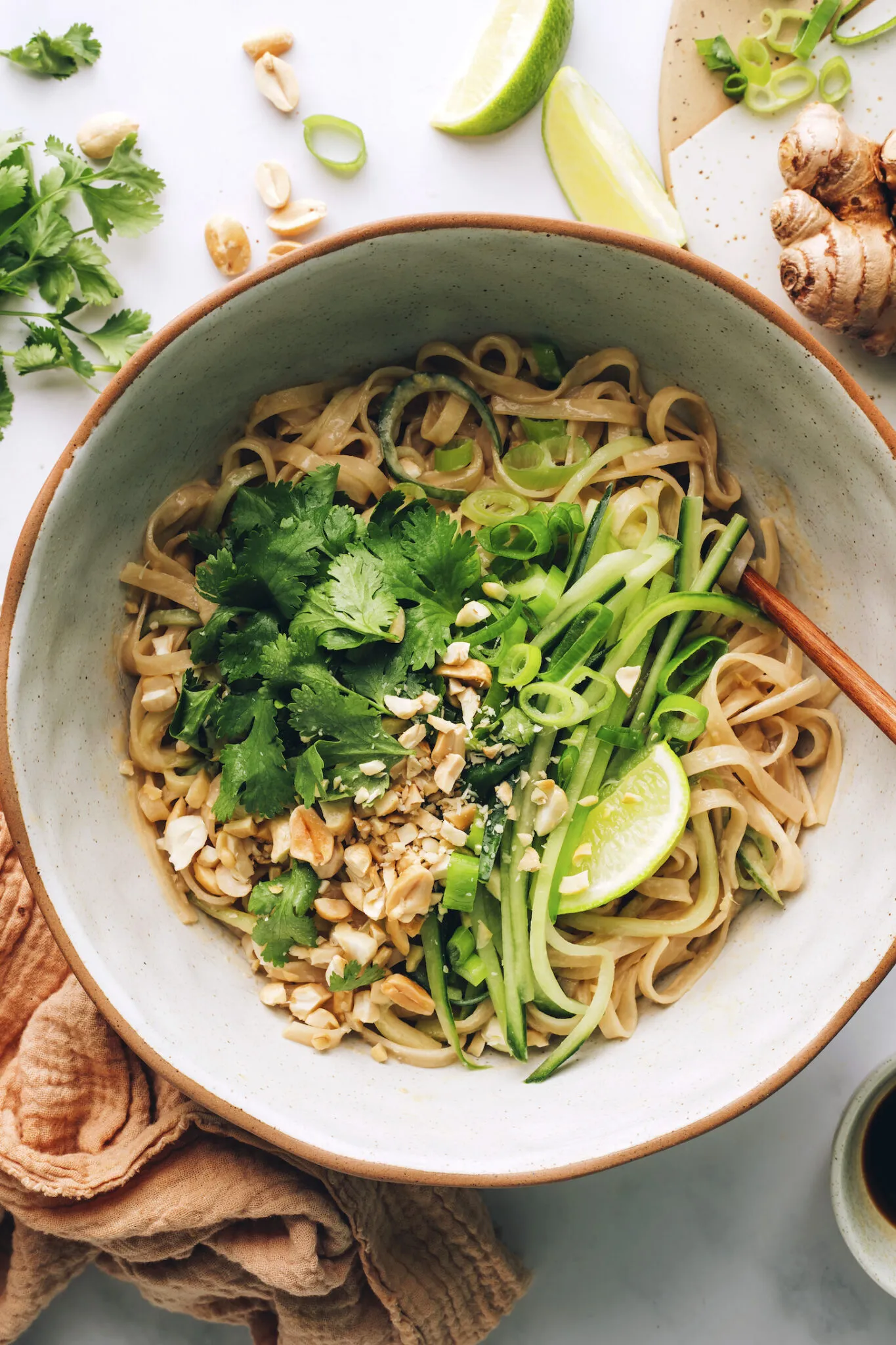 Easy Noodle Salad with Sesame Dressing