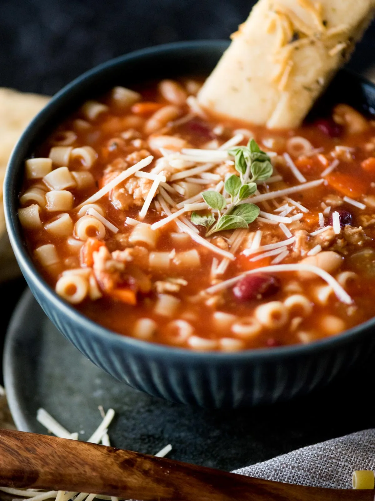 Easy Pasta Fagioli with Sausage