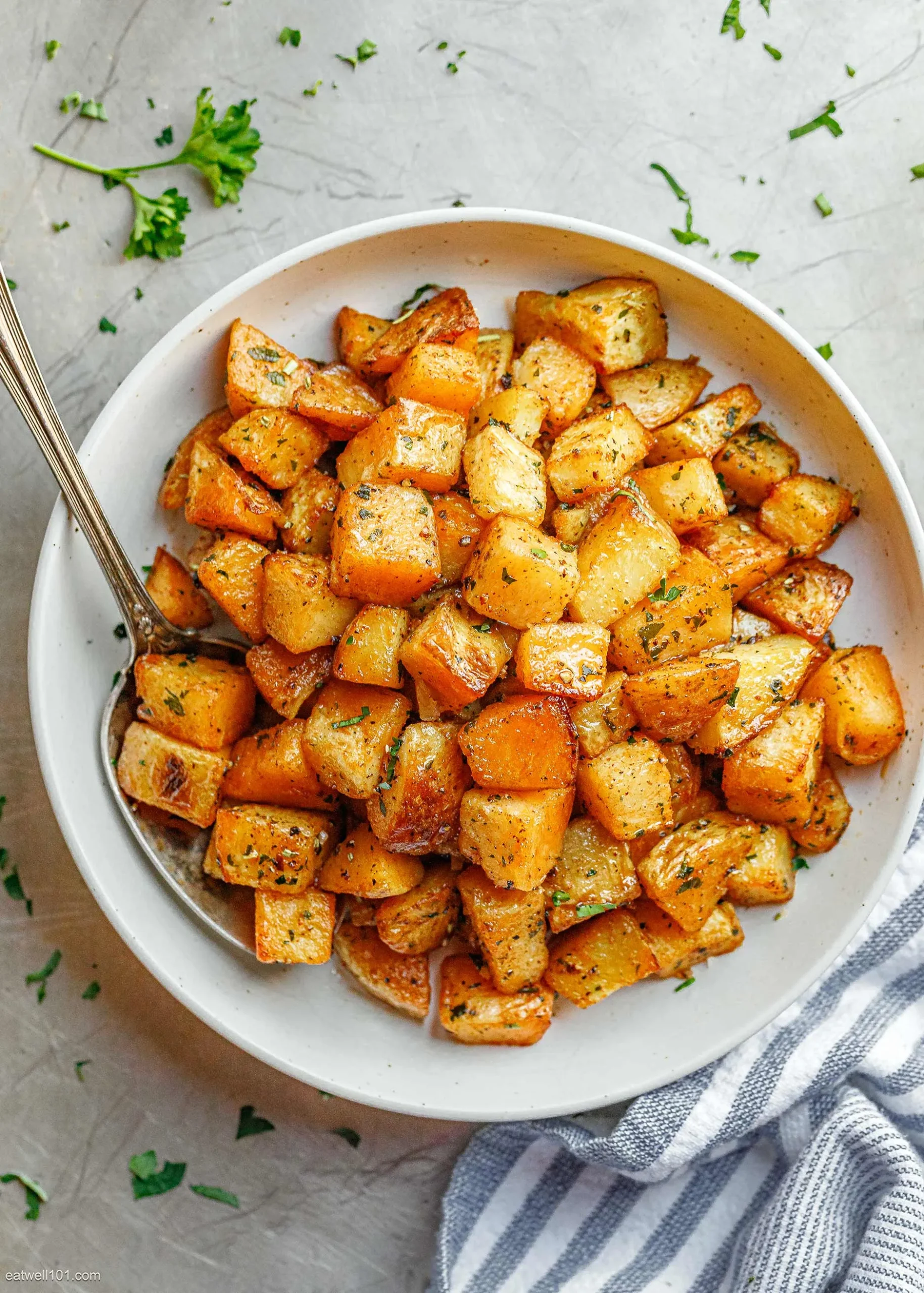 Easy Roasted Garlic Potatoes
