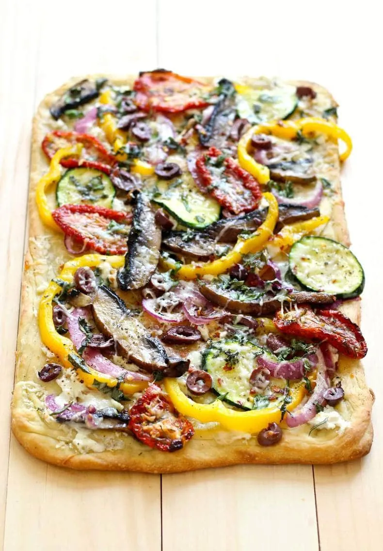 Easy Roasted Vegetable Flatbread