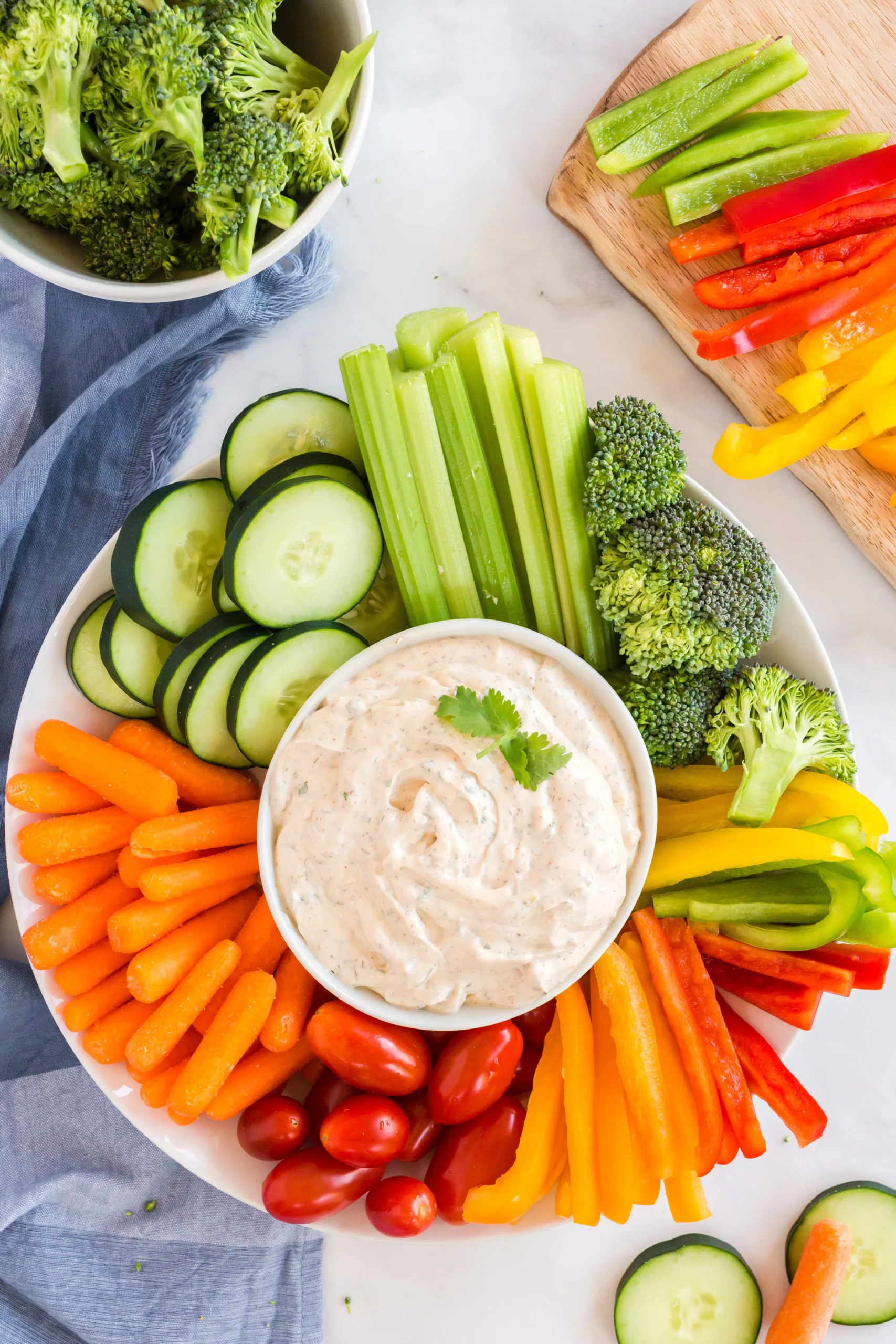 Easy Roasted Veggie Dip