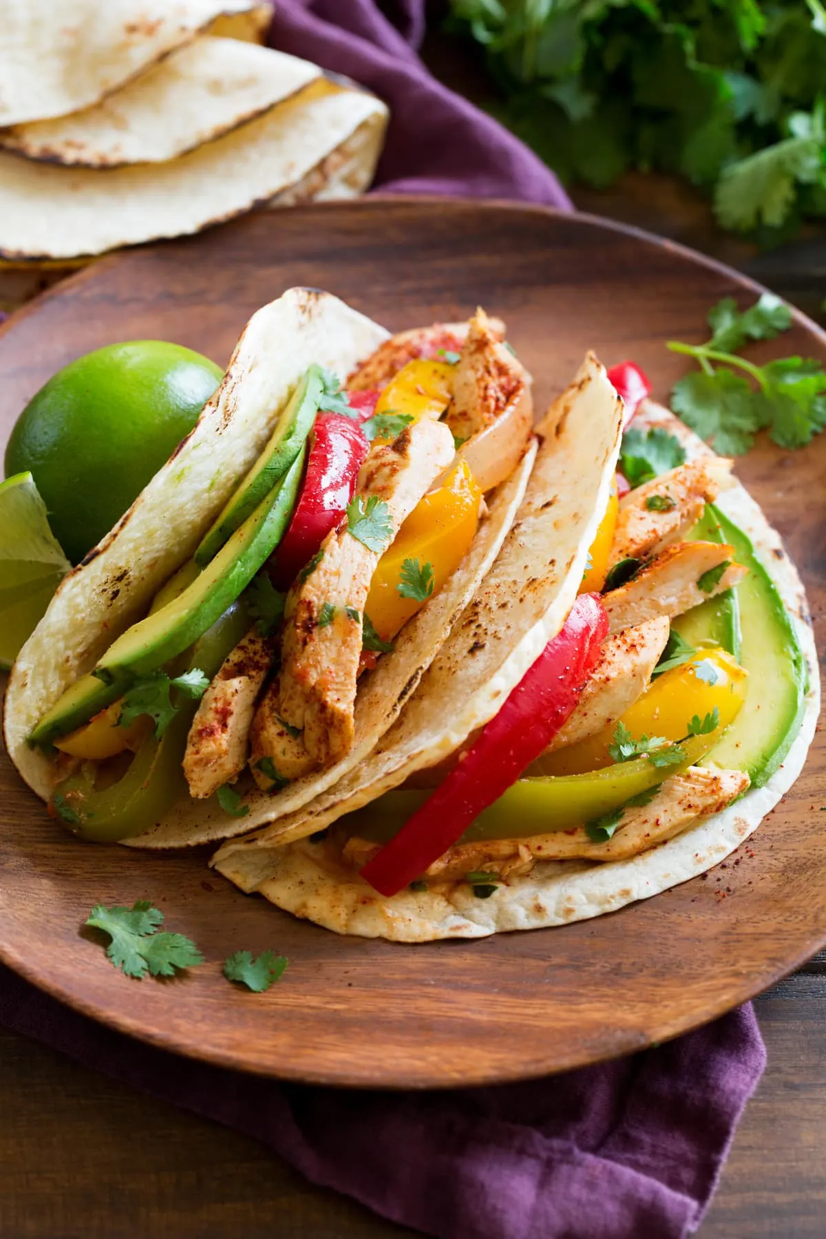 Easy Slow Cooker Chicken Fajitas