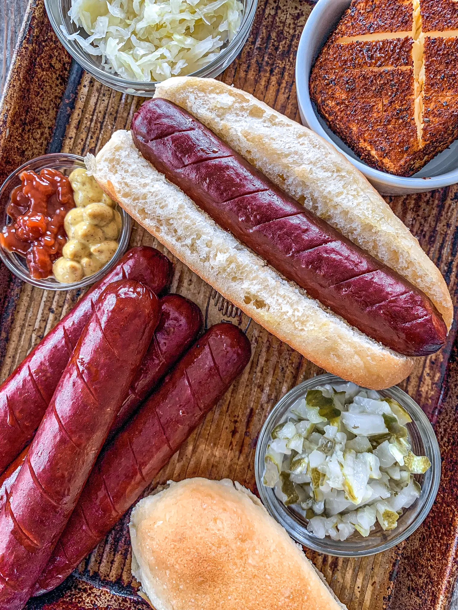 Easy Smoked Hot Dogs